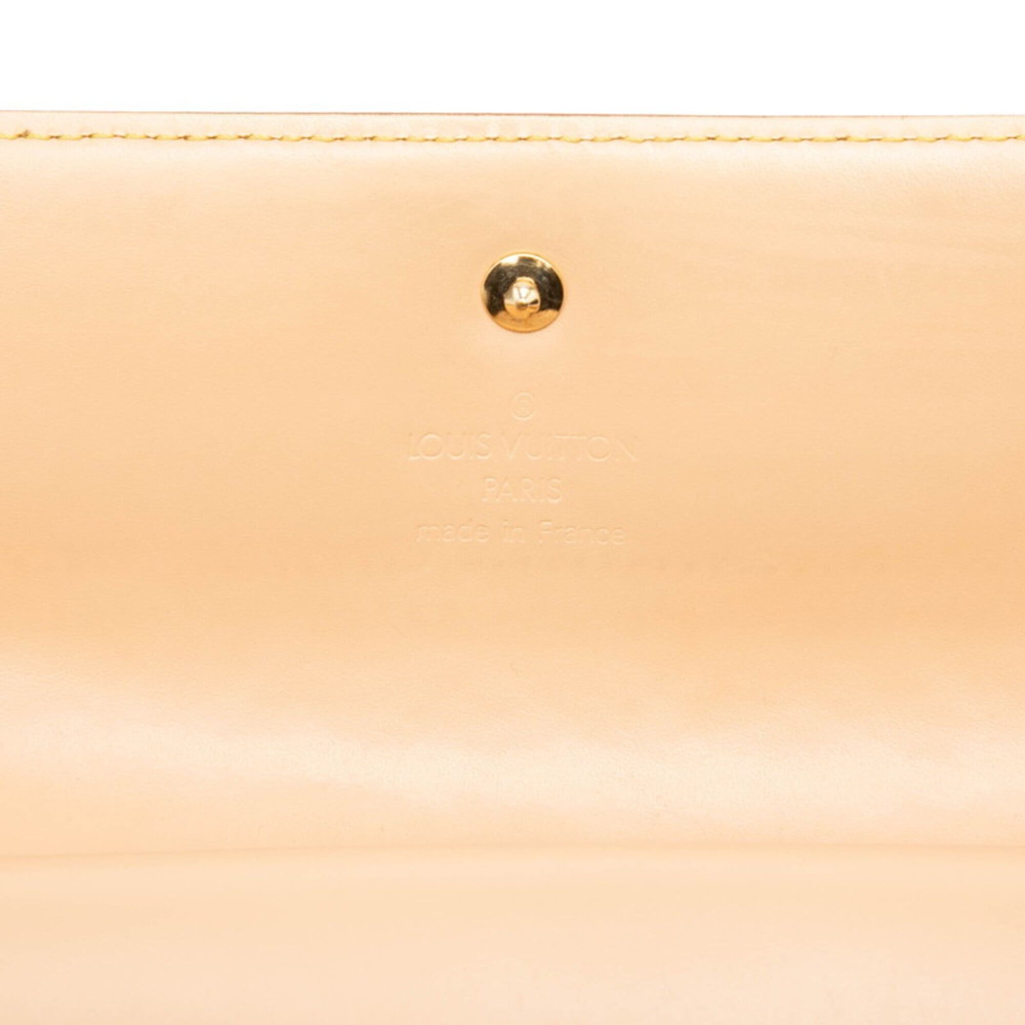 Louis Vuitton Louis Vuitton Monogram Multicolor Portefeuille Tresor International Tri-fold Wallet M92658 Noir Black Leather Women's LOUIS VUITTON Size ONE SIZE - 7 Thumbnail
