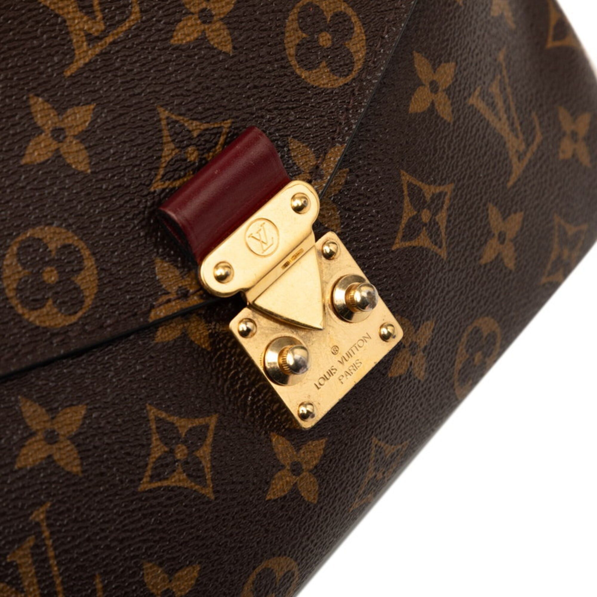 Louis Vuitton Louis Vuitton Monogram Pochette Metis MM Handbag Shoulder Bag 2WAY M44668 Brown Multicolor Leather Women's LOUIS VUITTON Size ONE SIZE - 4 Thumbnail