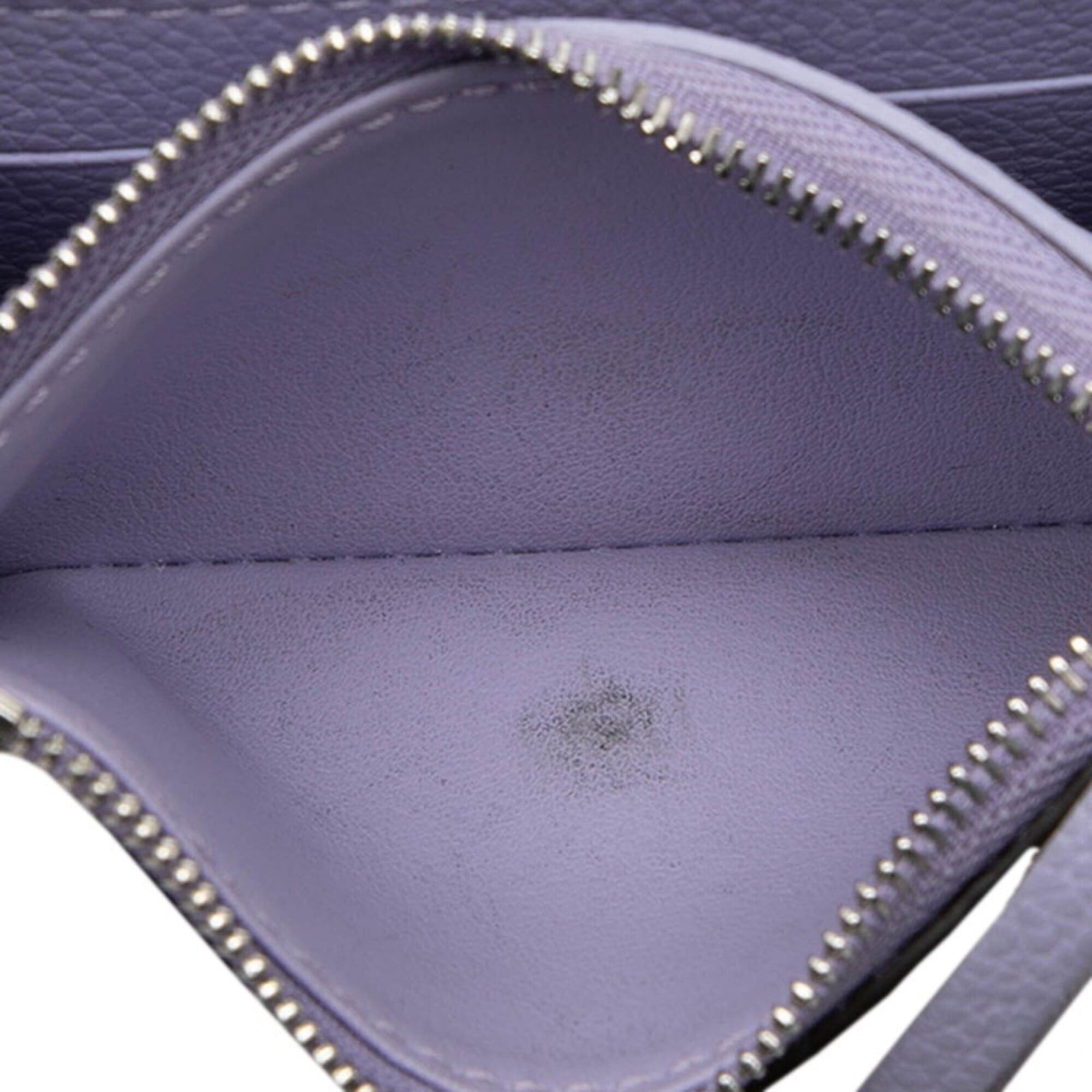 Louis Vuitton Louis Vuitton Monogram Empreinte Portemonnaie Rosalie Wallet/Coin Case Compact Wallet M82394 Iris Purple Leather Women's LOUIS VUITTON Size ONE SIZE - 4 Thumbnail