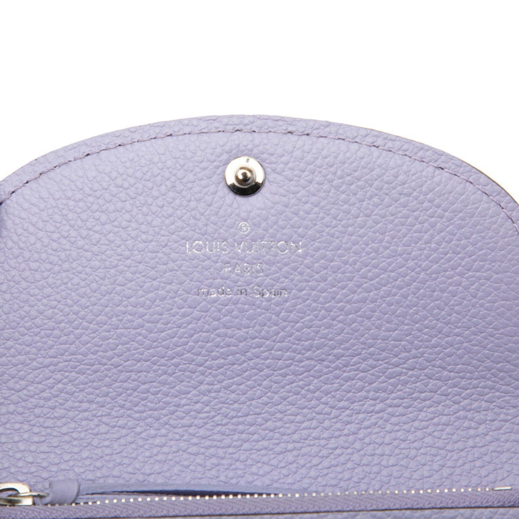 Louis Vuitton Louis Vuitton Monogram Empreinte Portemonnaie Rosalie Wallet/Coin Case Compact Wallet M82394 Iris Purple Leather Women's LOUIS VUITTON Size ONE SIZE - 6 Thumbnail