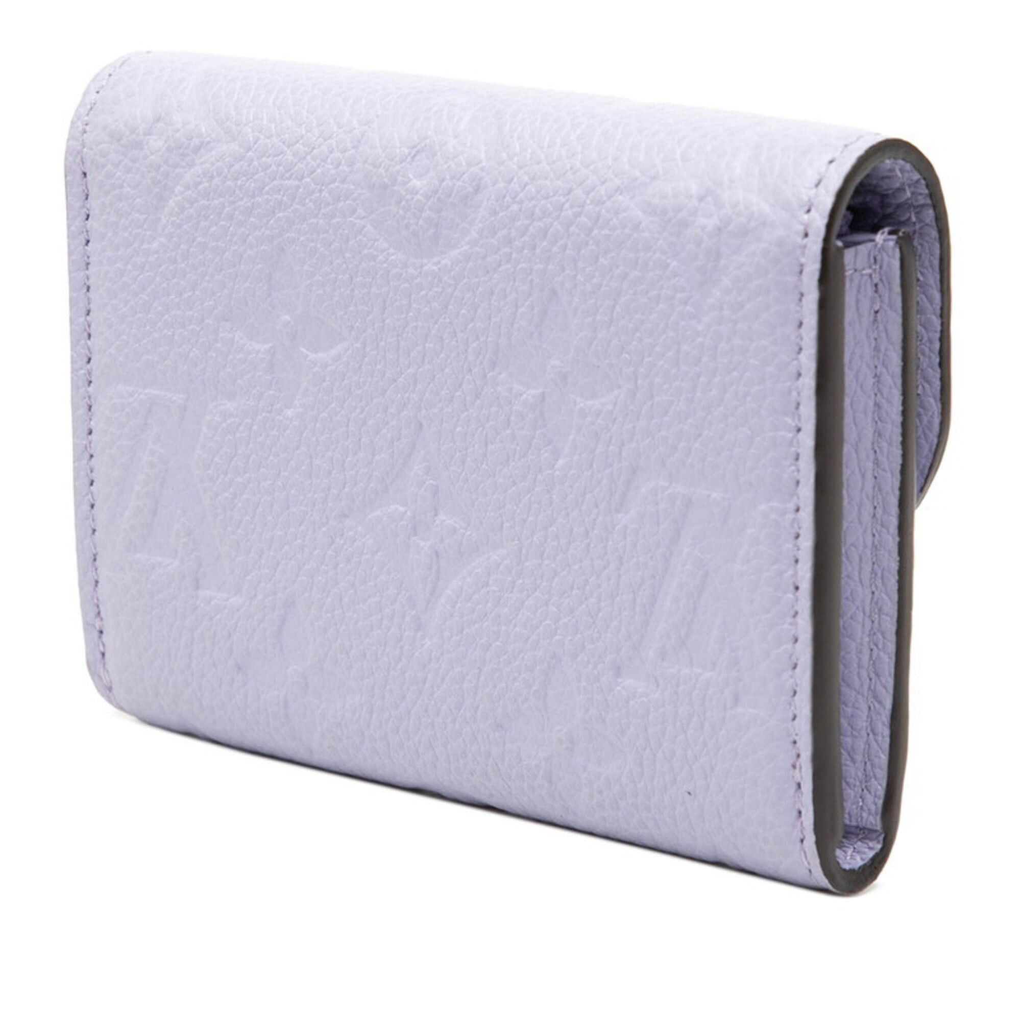 Louis Vuitton Louis Vuitton Monogram Empreinte Portemonnaie Rosalie Wallet/Coin Case Compact Wallet M82394 Iris Purple Leather Women's LOUIS VUITTON Size ONE SIZE - 2 Thumbnail