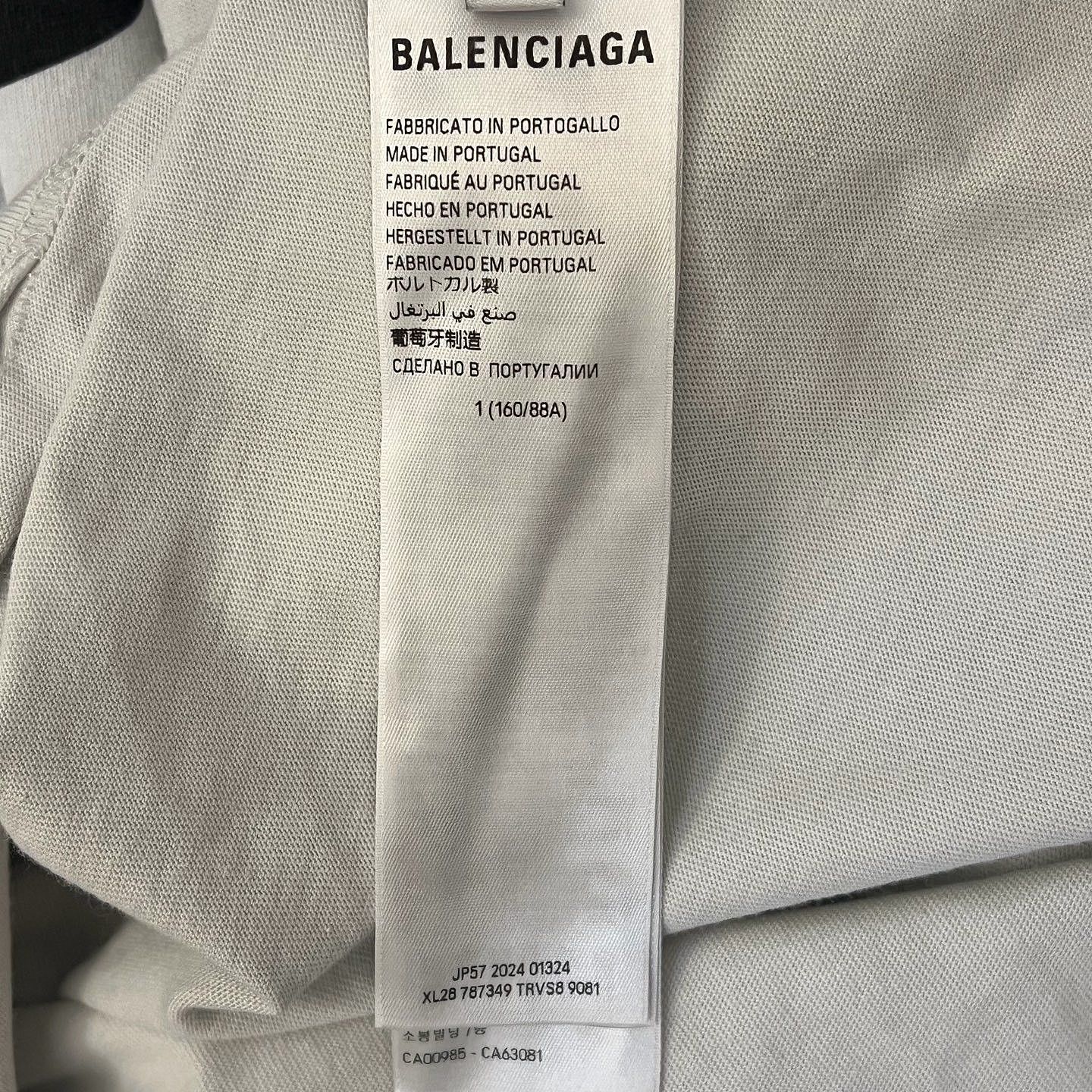 Balenciaga Balenciaga Logo Print T-Shirt Size S Size US S / EU 44-46 / 1 - 4 Thumbnail