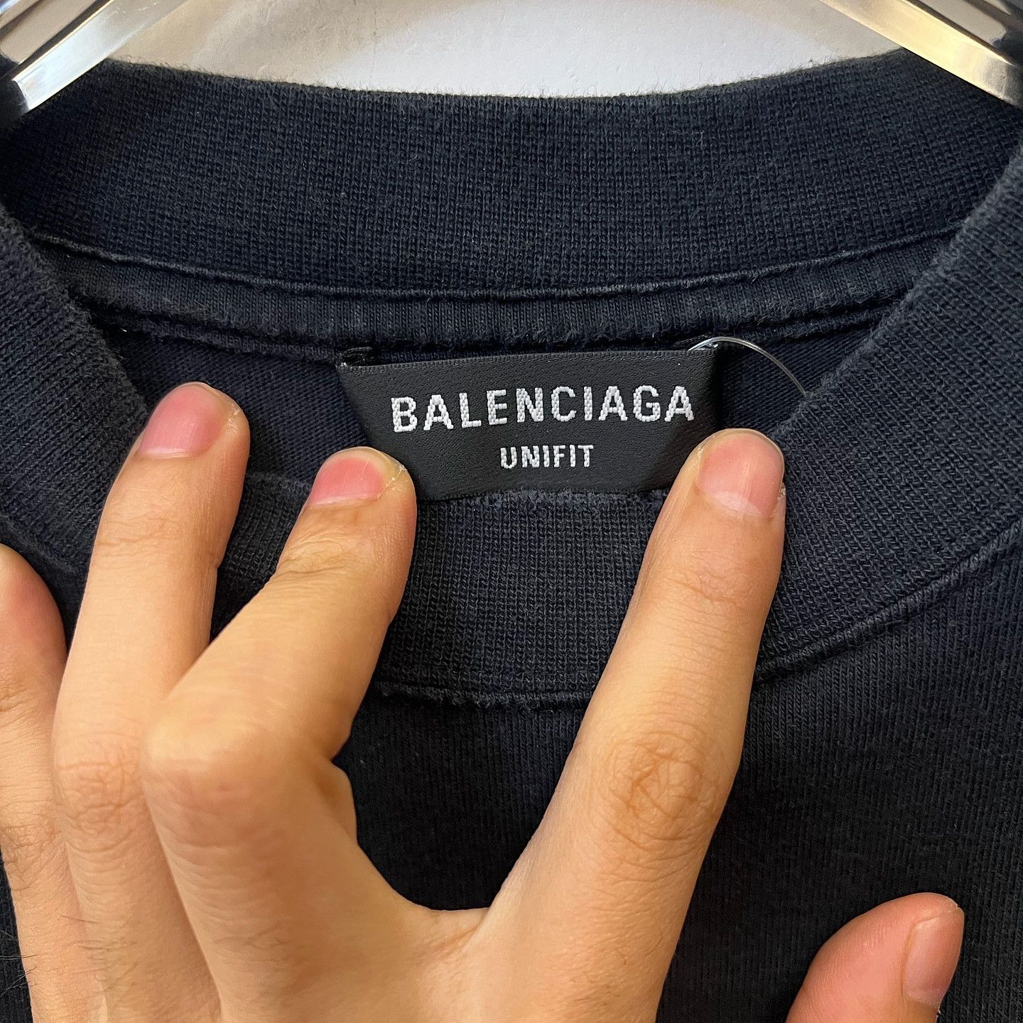 Balenciaga Balenciaga Metallica Logo T-Shirt Size S Size US S / EU 44-46 / 1 - 3 Thumbnail