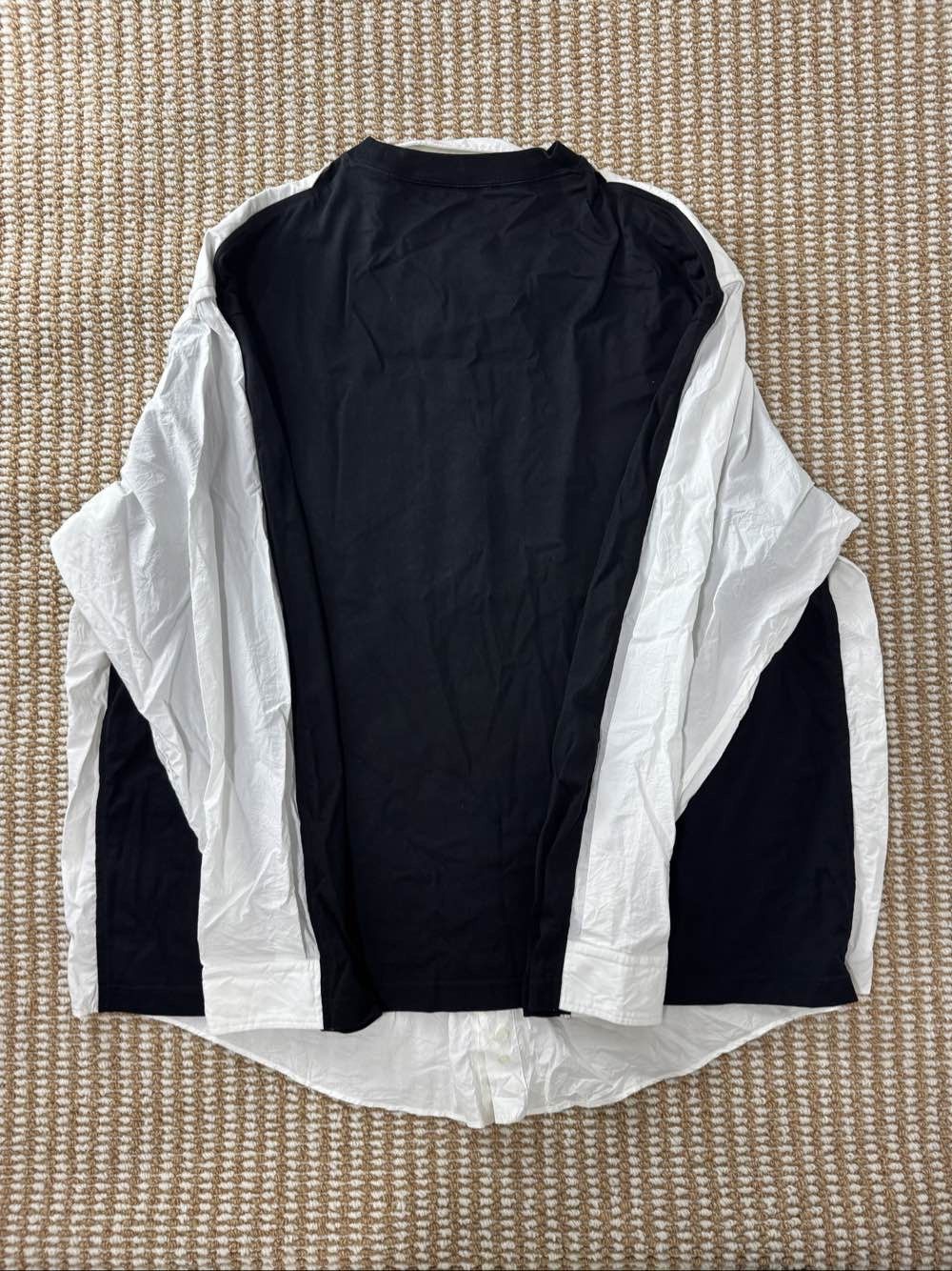 Balenciaga Balenciaga Donate Logo Graphic Button Up Shirt Size XS Size US XS / EU 42 / 0 - 2 Thumbnail