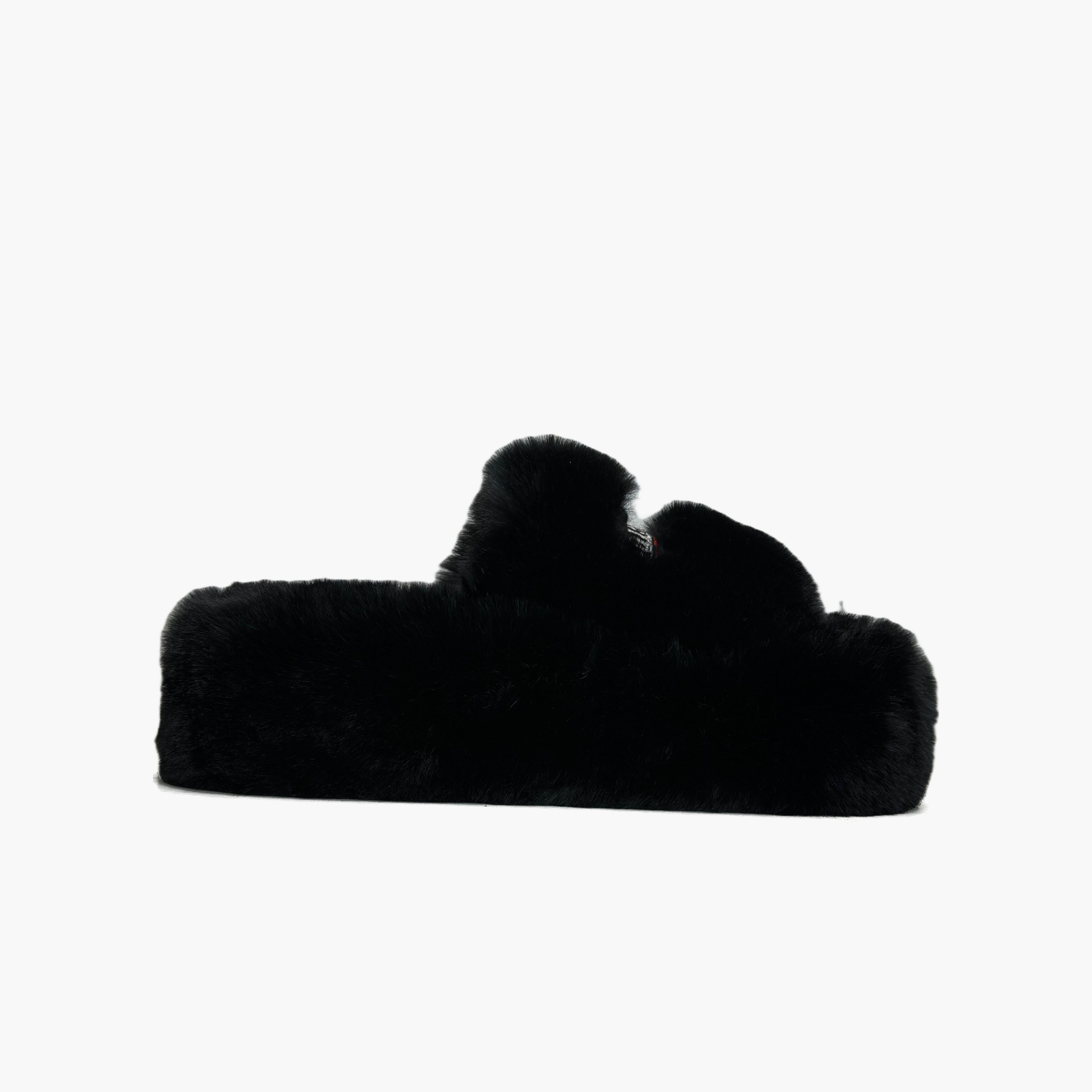Balenciaga Balenciaga Furry Platform Slip On Size 37 Size US 7 / IT 37 - 2 Thumbnail