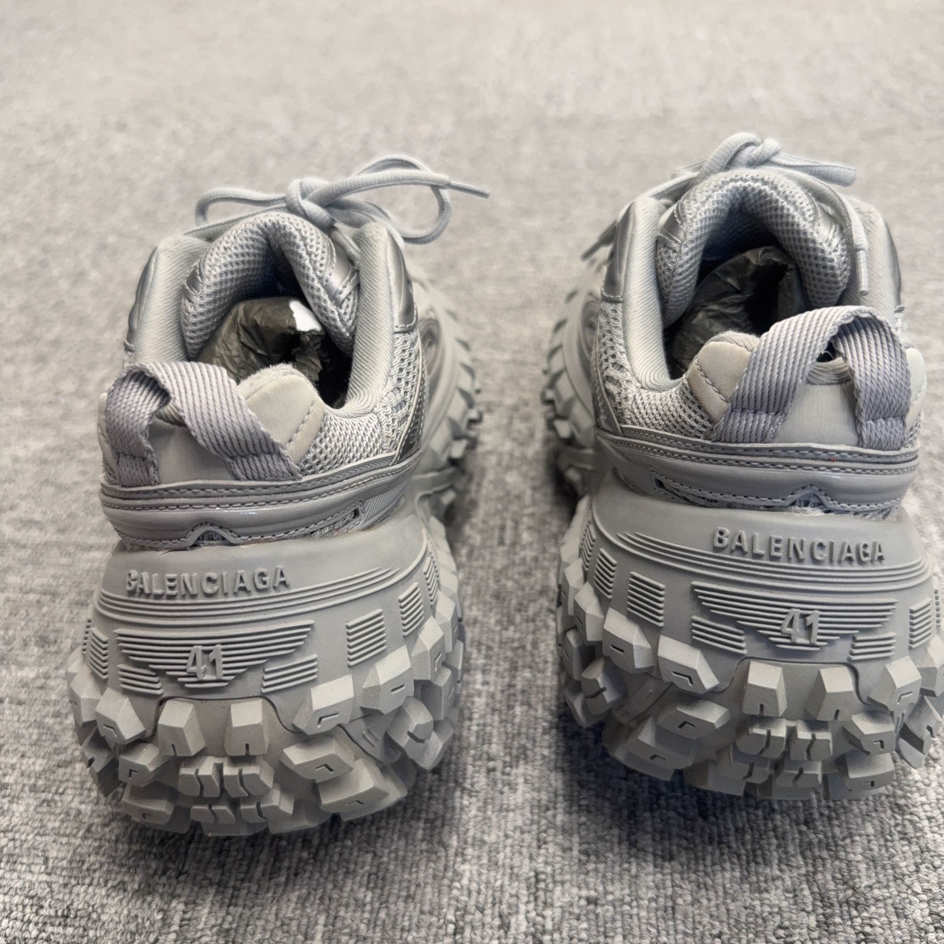 Balenciaga Balenciaga Bouncer Low-Top Sneakers Gray Size 8 Size US 8 / EU 41 - 3 Thumbnail