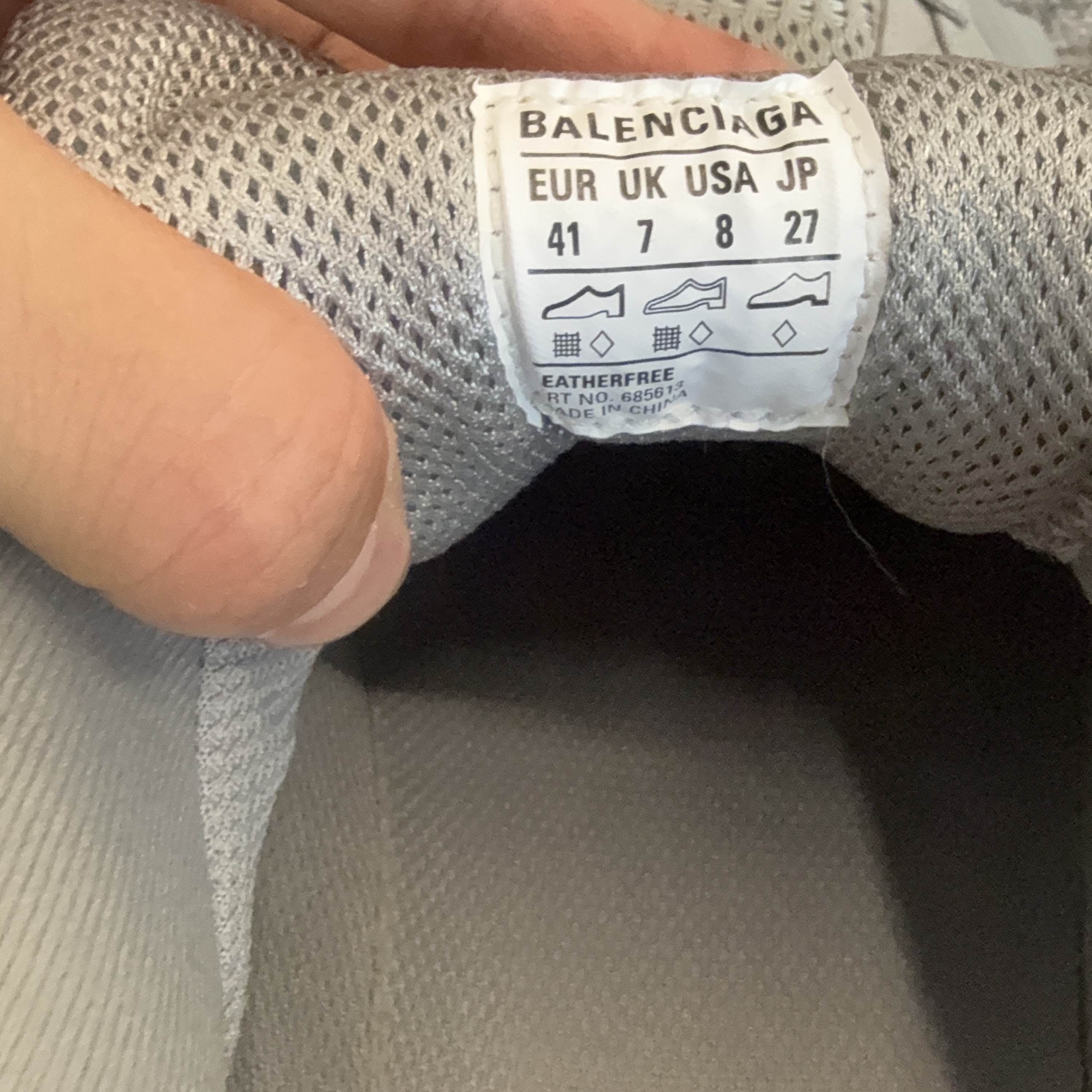 Balenciaga Balenciaga Bouncer Low-Top Sneakers Gray Size 8 Size US 8 / EU 41 - 5 Thumbnail
