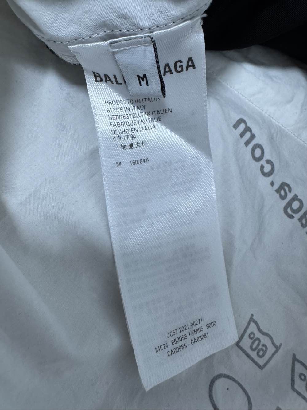 Balenciaga Balenciaga Logo Poplin Shirt Size M Size US M / EU 48-50 / 2 - 4 Thumbnail