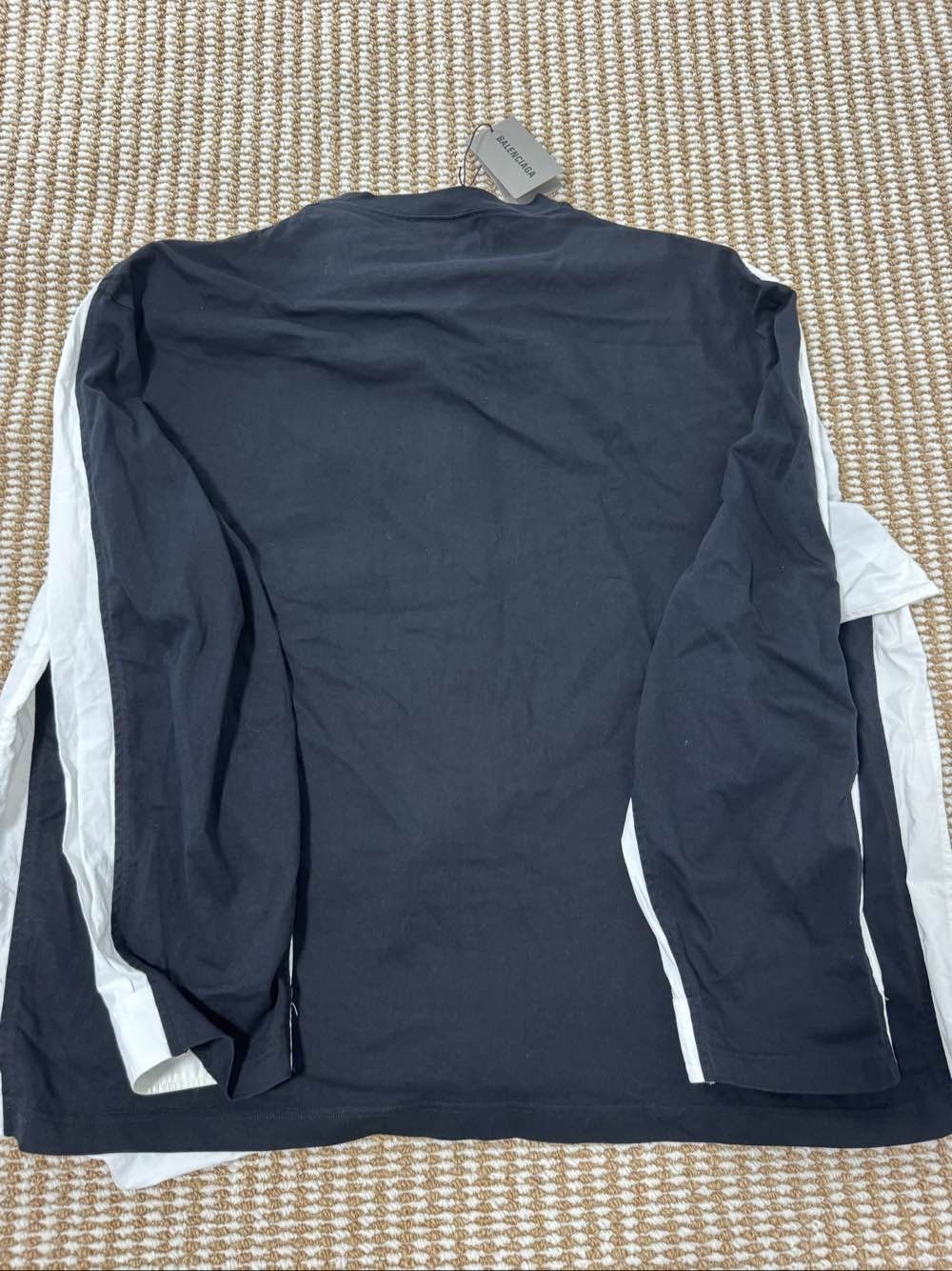 Balenciaga Balenciaga Logo Poplin Shirt Size M Size US M / EU 48-50 / 2 - 10 Thumbnail