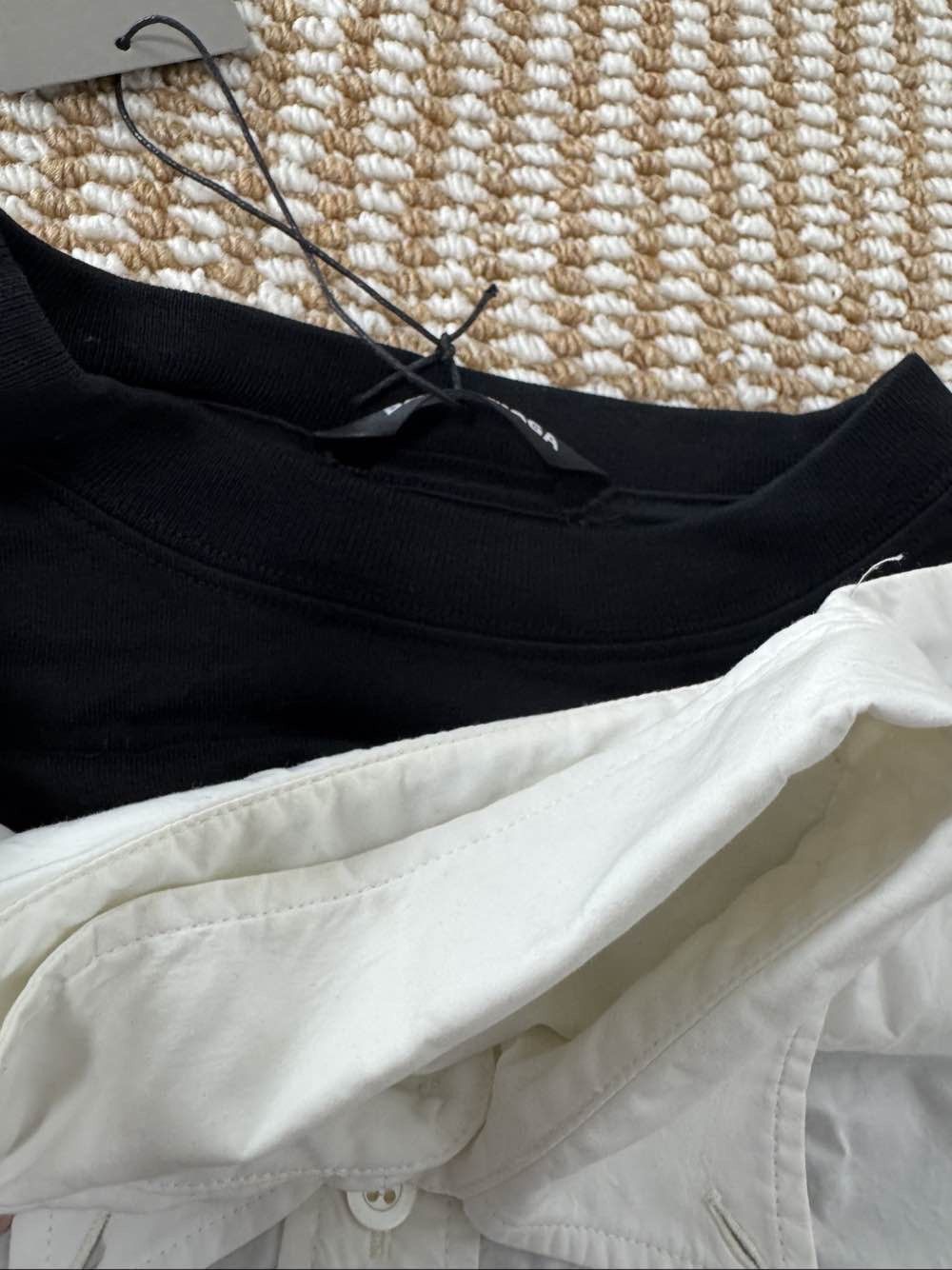 Balenciaga Balenciaga Logo Poplin Shirt Size M Size US M / EU 48-50 / 2 - 15 Thumbnail