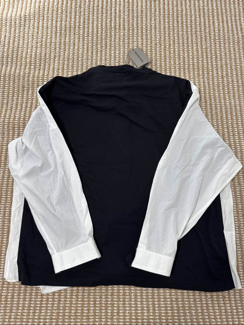 Balenciaga Balenciaga Logo Poplin Shirt Size M Size US M / EU 48-50 / 2 - 2 Thumbnail