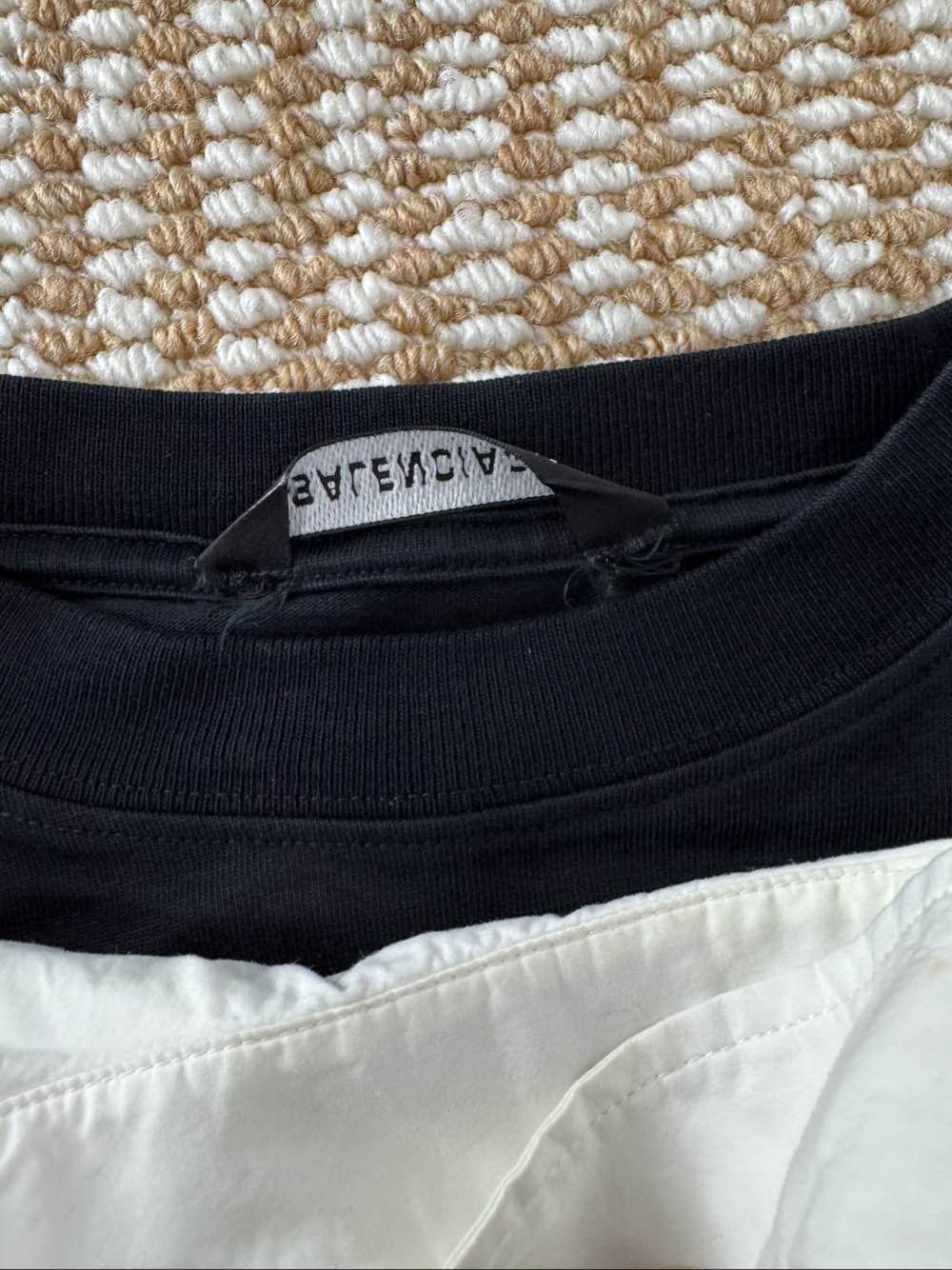 Balenciaga Balenciaga Logo Poplin Shirt Size M Size US M / EU 48-50 / 2 - 8 Thumbnail