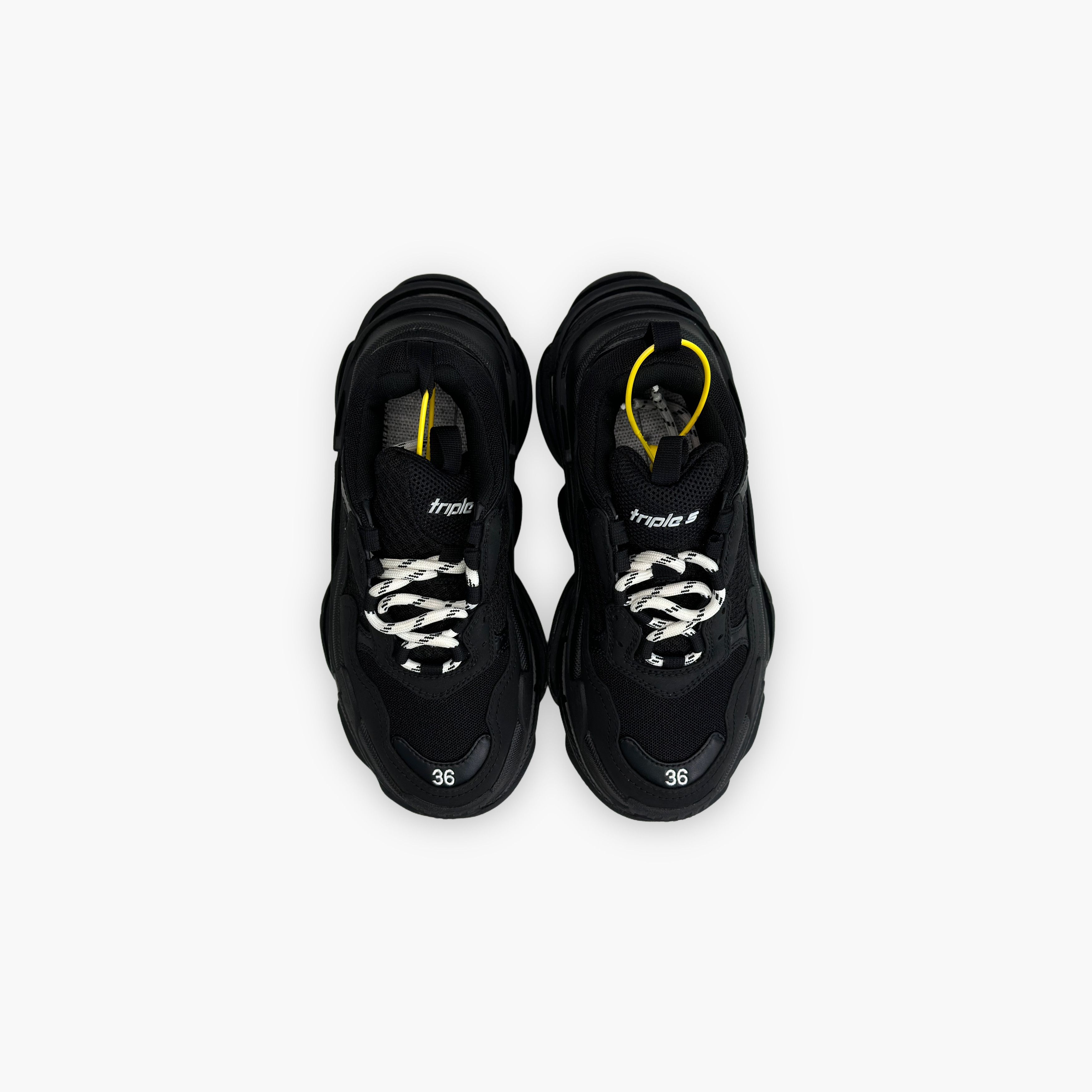 Balenciaga Balenciaga Triple S Black Sneakers Size 36 Size US 6 / IT 36 - 9 Thumbnail
