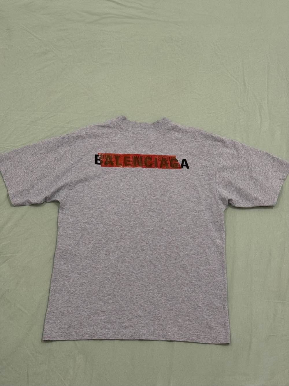 Balenciaga Balenciaga Caution Short Sleeve T-Shirt Size XXS Size US XXS / EU 40 - 2 Thumbnail