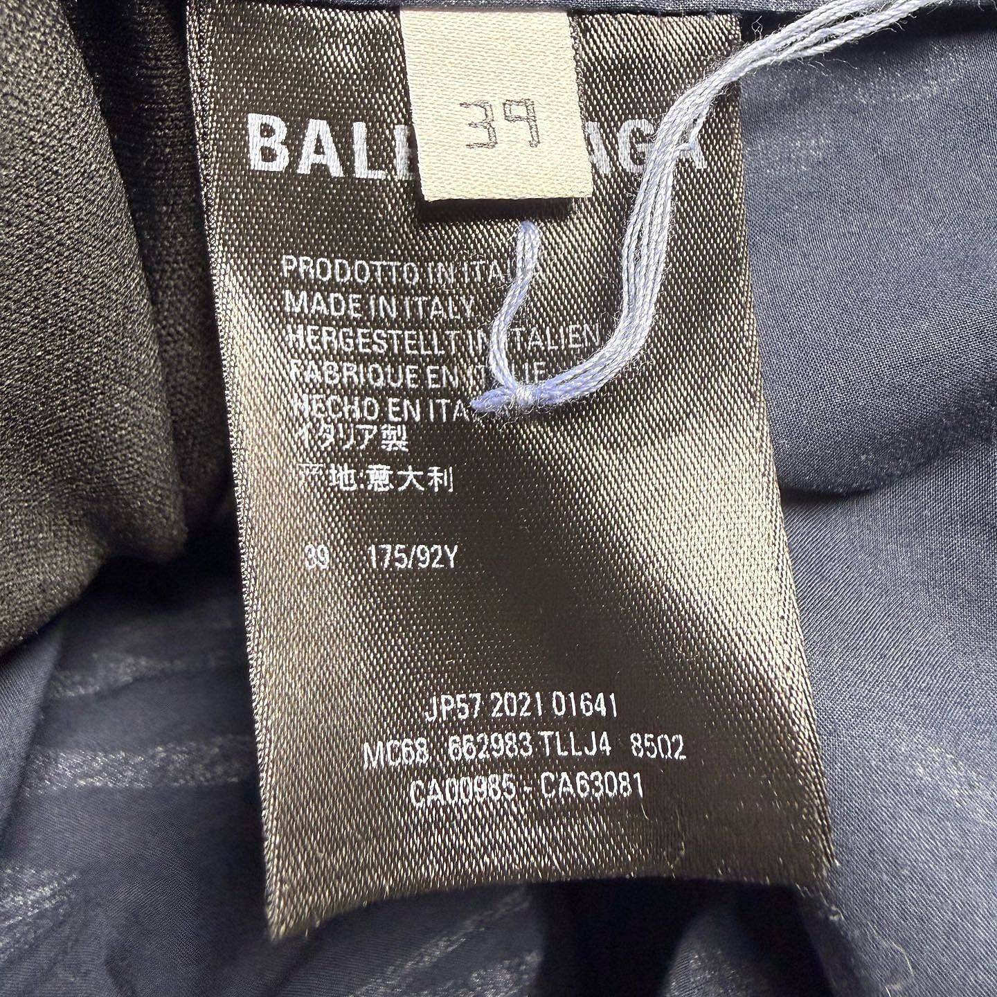 Balenciaga Balenciaga Logo Print Shirt Size M Size US M / EU 48-50 / 2 - 4 Thumbnail