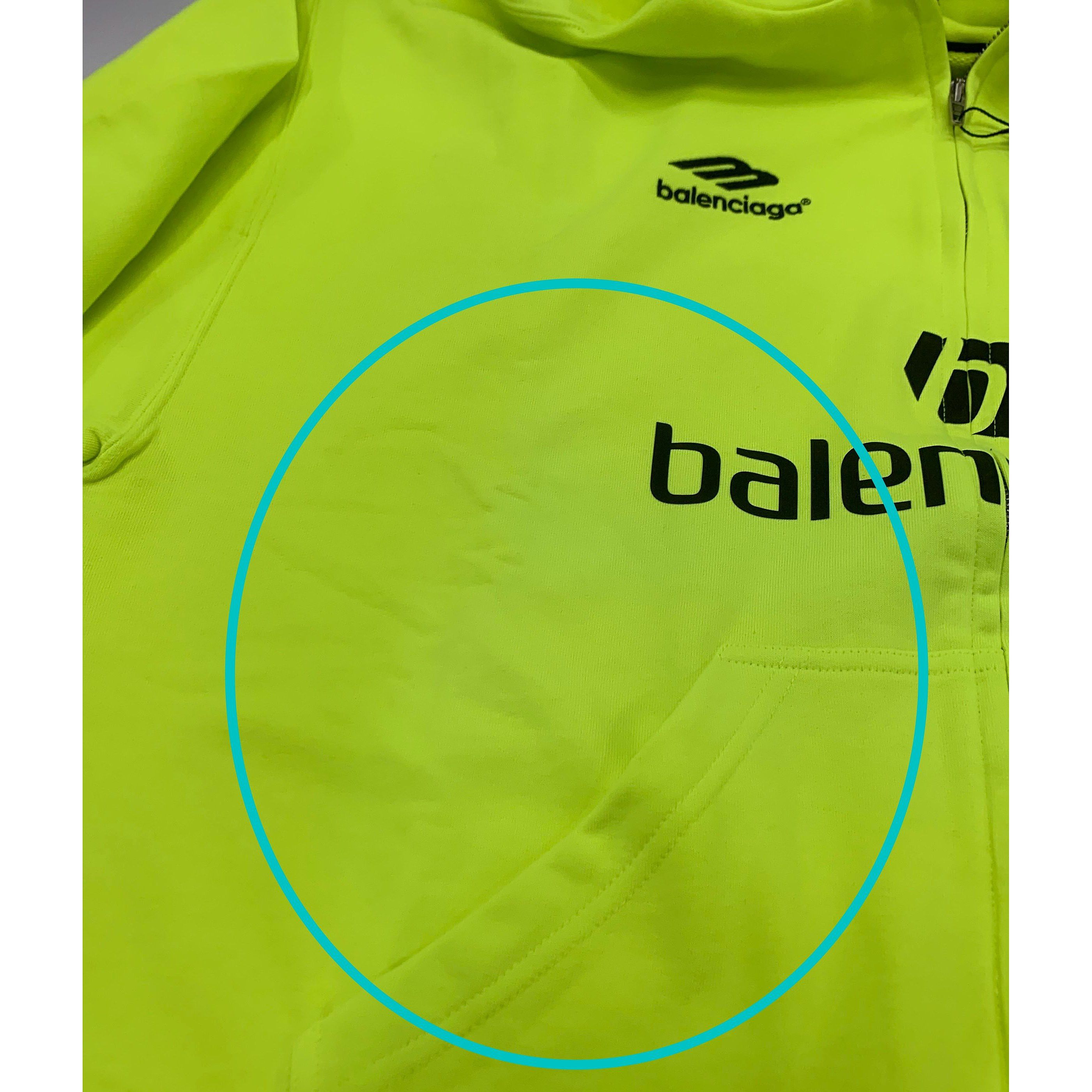 Balenciaga Balenciaga Soccer Zip-Up Hoodie Size S Size US S / EU 44-46 / 1 - 6 Thumbnail