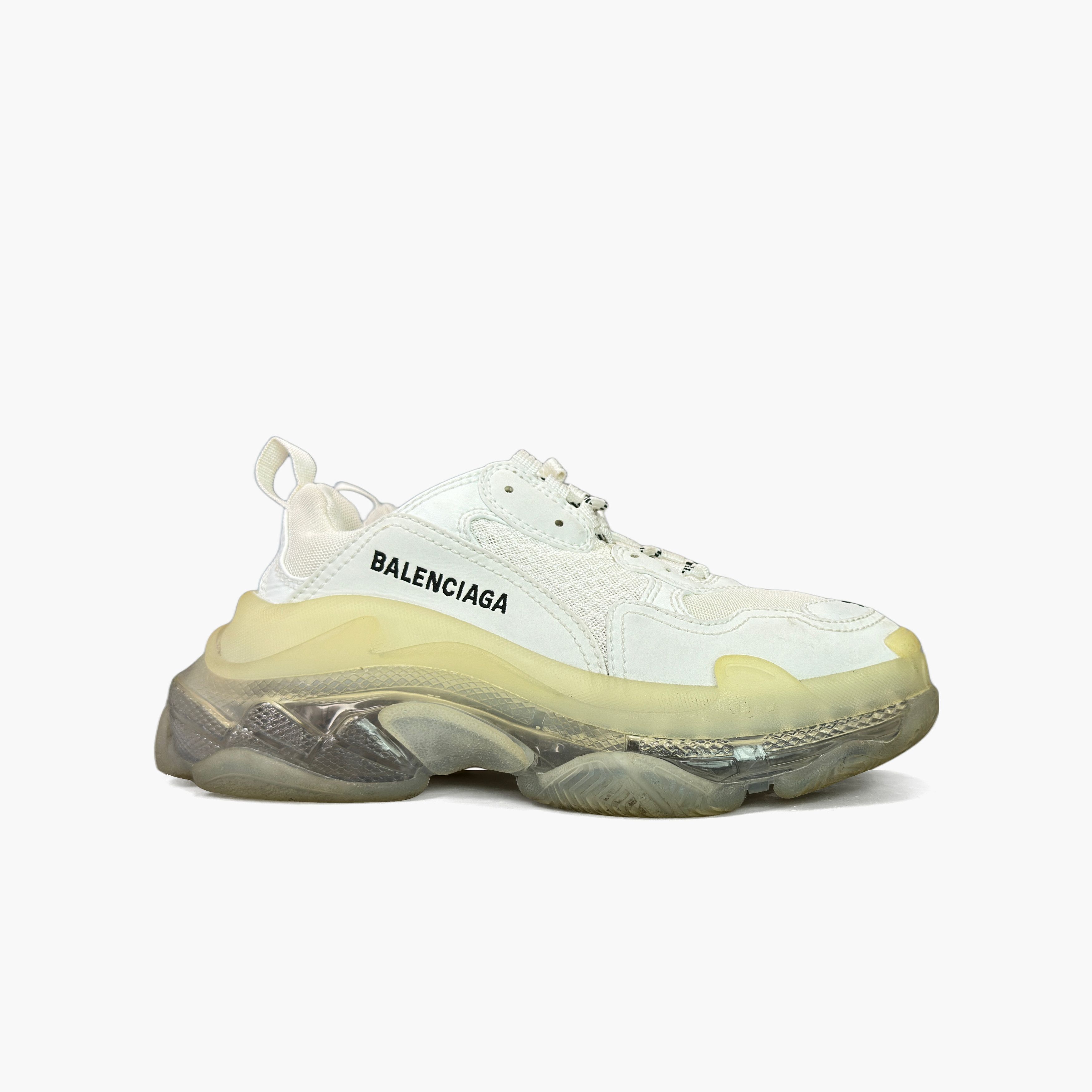 Balenciaga Balenciaga Triple S White Sneakers Size 36 Size US 6 / IT 36 - 4 Thumbnail