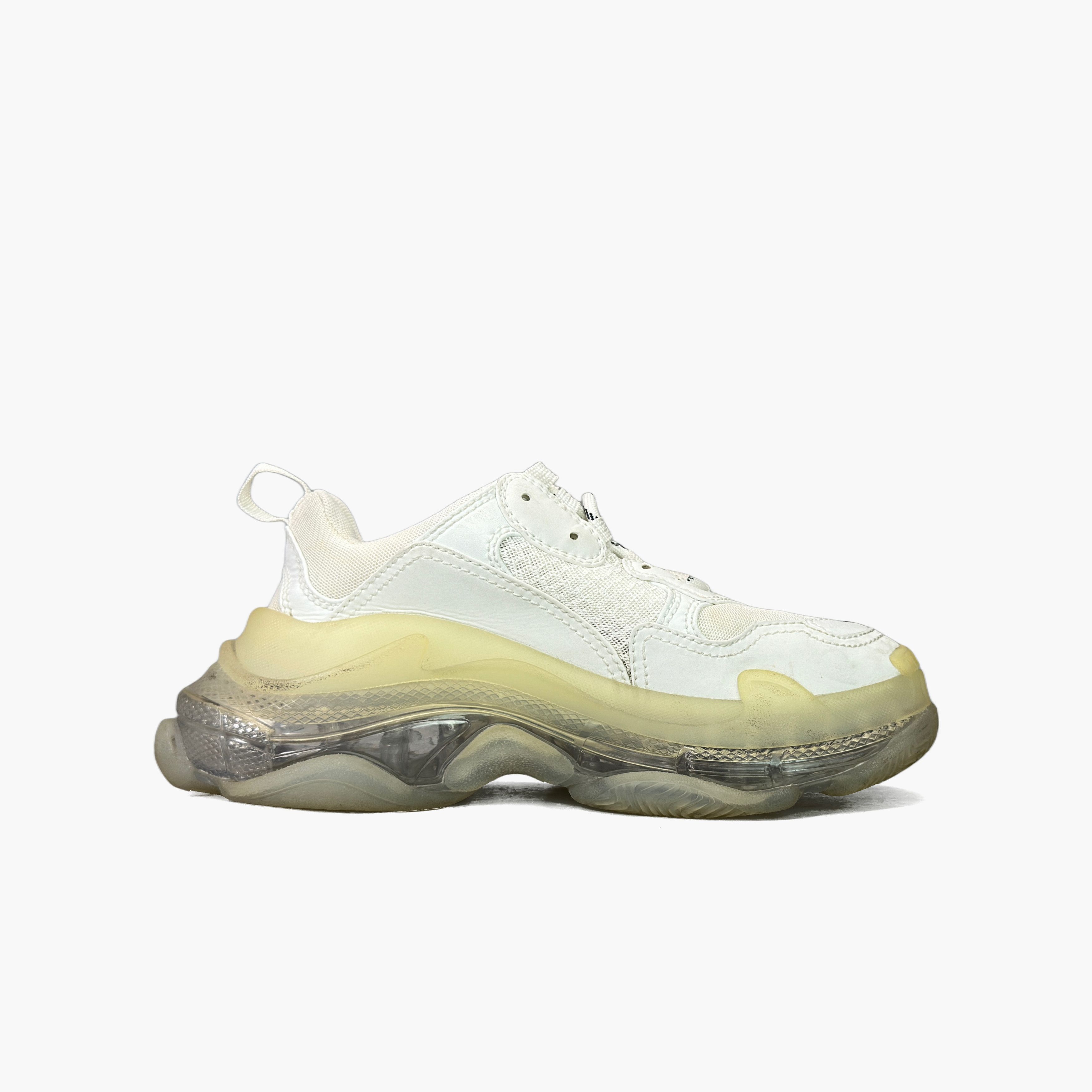 Balenciaga Balenciaga Triple S White Sneakers Size 36 Size US 6 / IT 36 - 2 Thumbnail