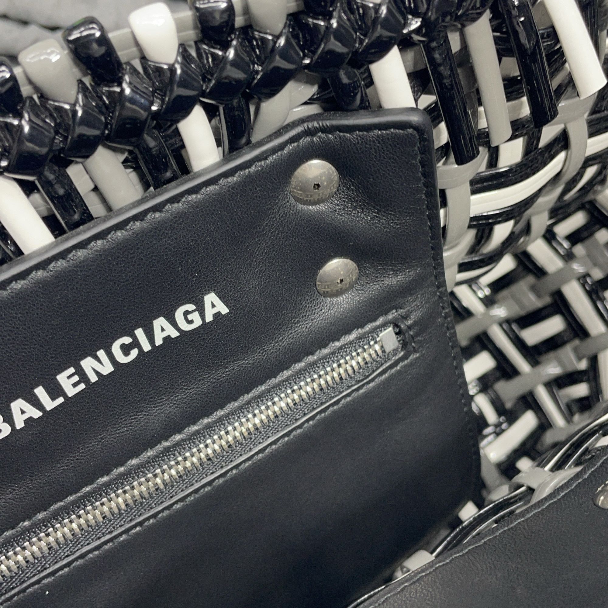 Balenciaga Balenciaga Woven Basket Handle Bag Size ONE SIZE - 8 Thumbnail
