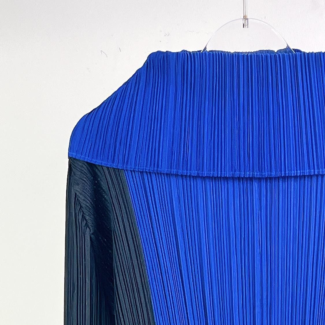 Pleats Please Issey Miyake Pleats Please Issey Miyake Colorblock Pleated Midi Dress Siz Size M / US 6-8 / IT 42-44 - 3 Thumbnail