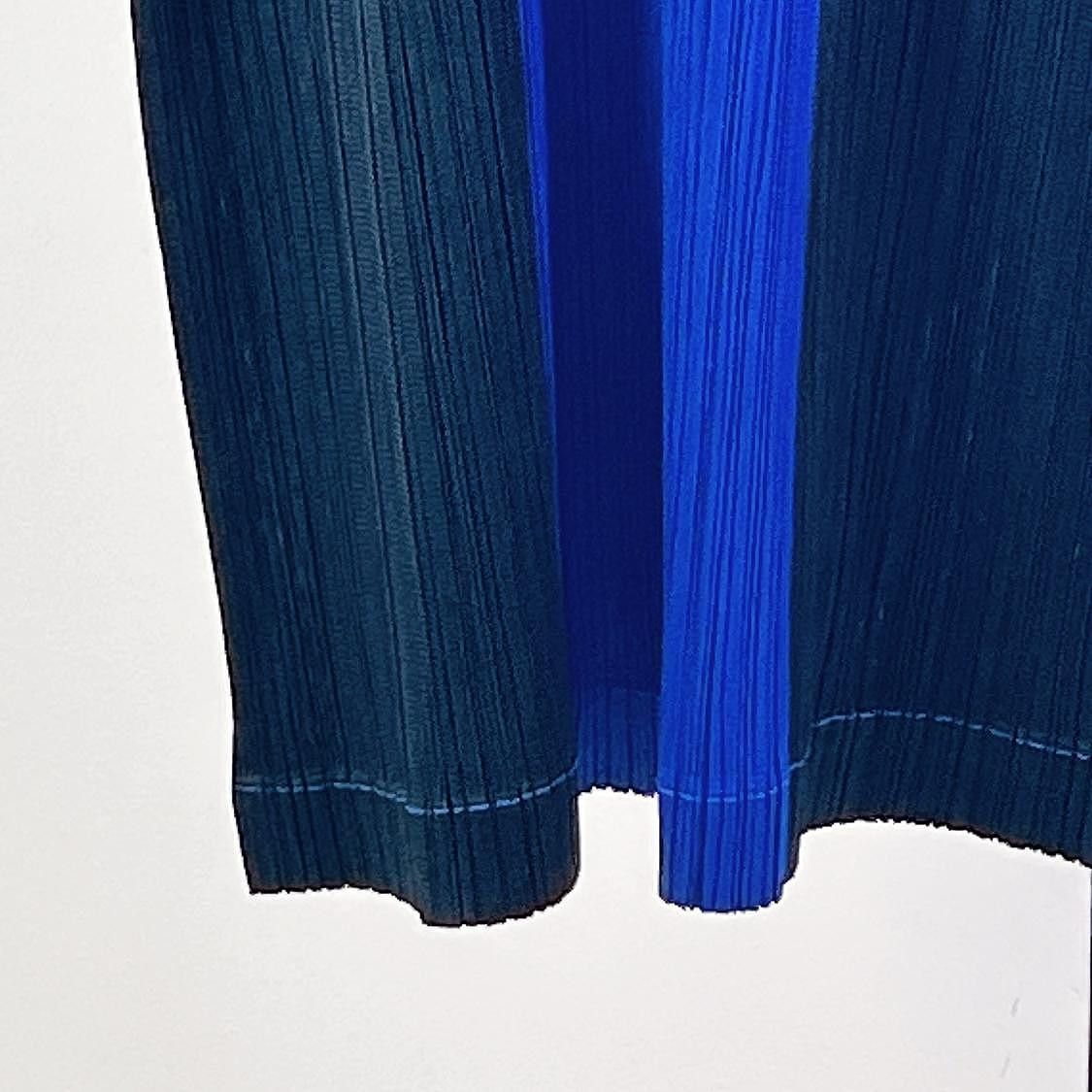 Pleats Please Issey Miyake Pleats Please Issey Miyake Colorblock Pleated Midi Dress Siz Size M / US 6-8 / IT 42-44 - 5 Thumbnail