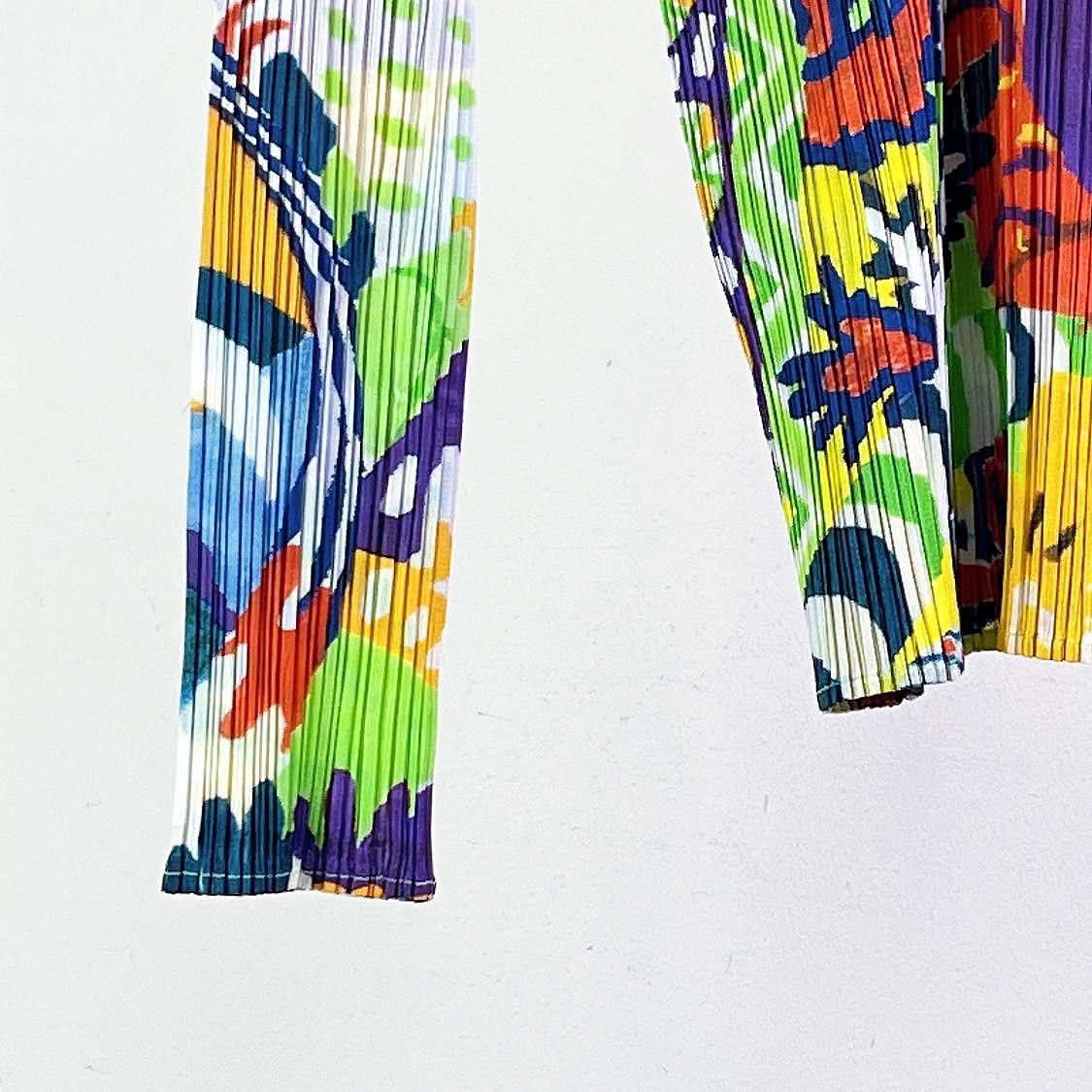 Pleats Please Issey Miyake PLEATS PLEASE ISSEY MIYAKE Multi Long Sleeve Top Size 3 Size M / US 6-8 / IT 42-44 - 5 Thumbnail