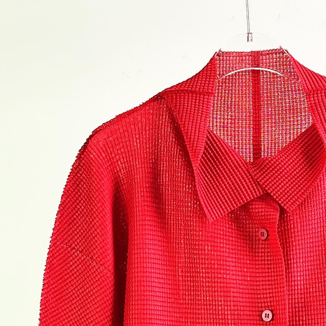 Issey Miyake Issey Miyake Pleated Button Up Size OS Size ONE SIZE - 3 Thumbnail