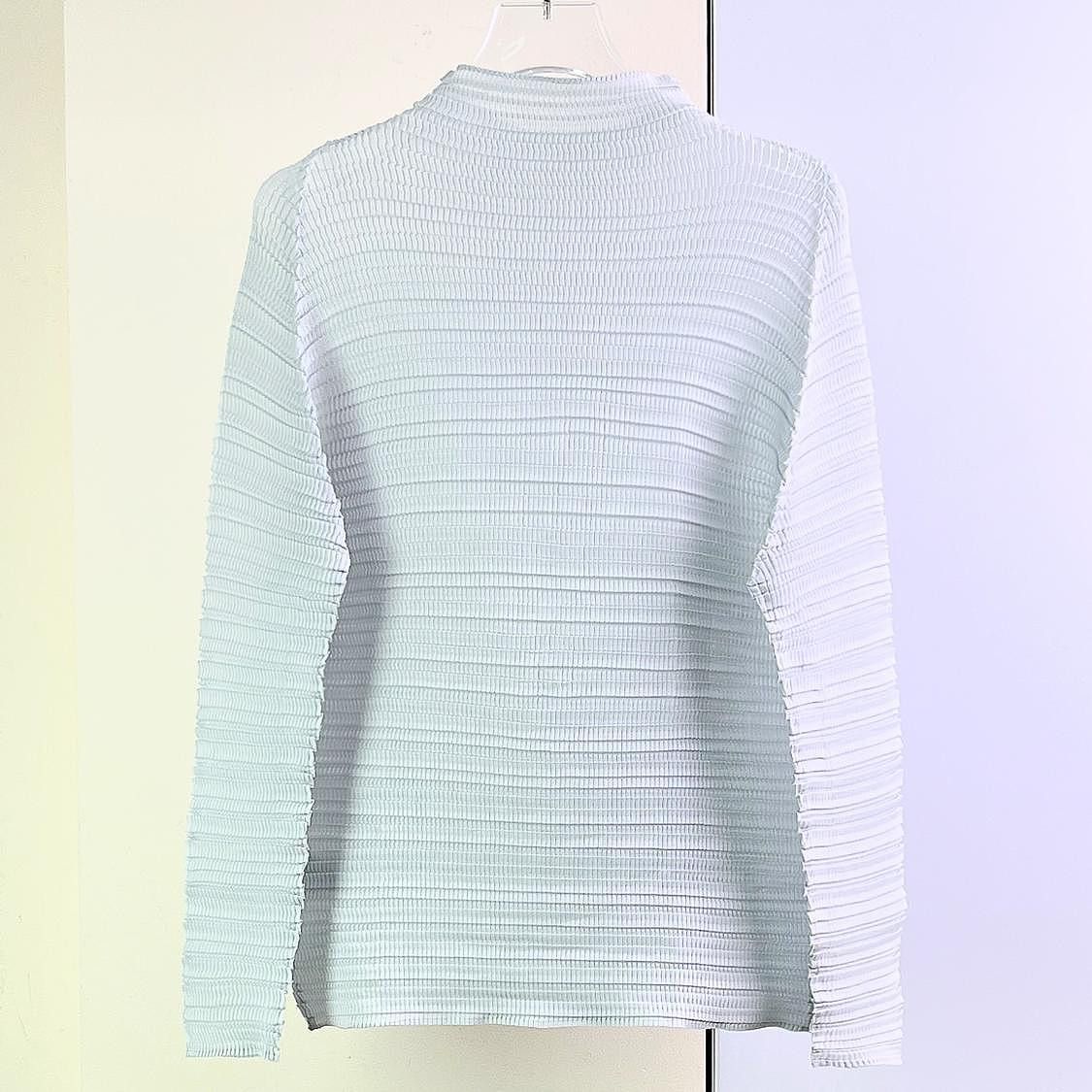 Issey Miyake Issey Miyake Pleated Long Sleeve Top Size 2 Size M / US 6-8 / IT 42-44 - 2 Thumbnail