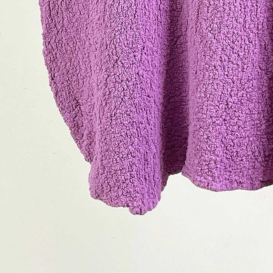 Issey Miyake Issey Miyake Me Purple Pleated Short Sleeve Top Size OS Size ONE SIZE - 5 Thumbnail