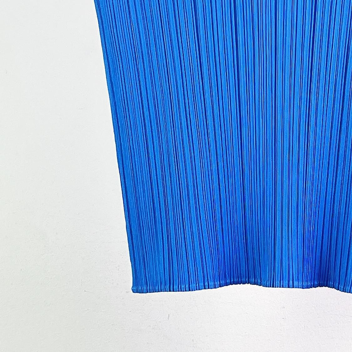 Pleats Please Issey Miyake Pleats Please Issey Miyake Blue Pleated Sleeveless Top Size Size M / US 6-8 / IT 42-44 - 6 Thumbnail