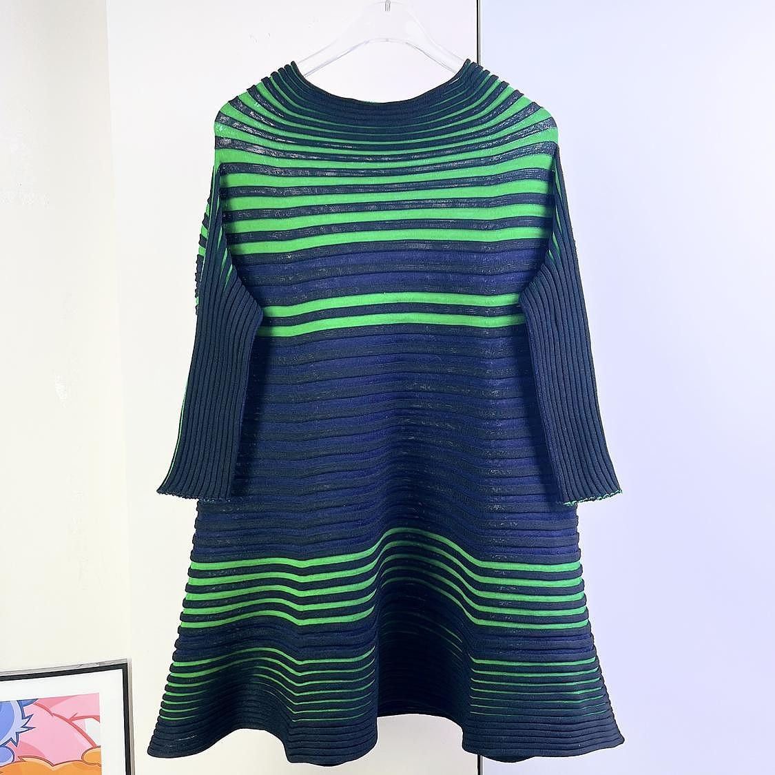 Pleats Please Issey Miyake Pleats Please Issey Miyake Striped Sweater Size 3 Size M / US 6-8 / IT 42-44 - 2 Thumbnail