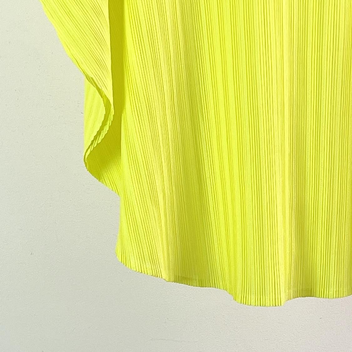 Pleats Please Issey Miyake Pleats Please Issey Miyake Yellow Pleated Top Size 3 Size M / US 6-8 / IT 42-44 - 6 Thumbnail