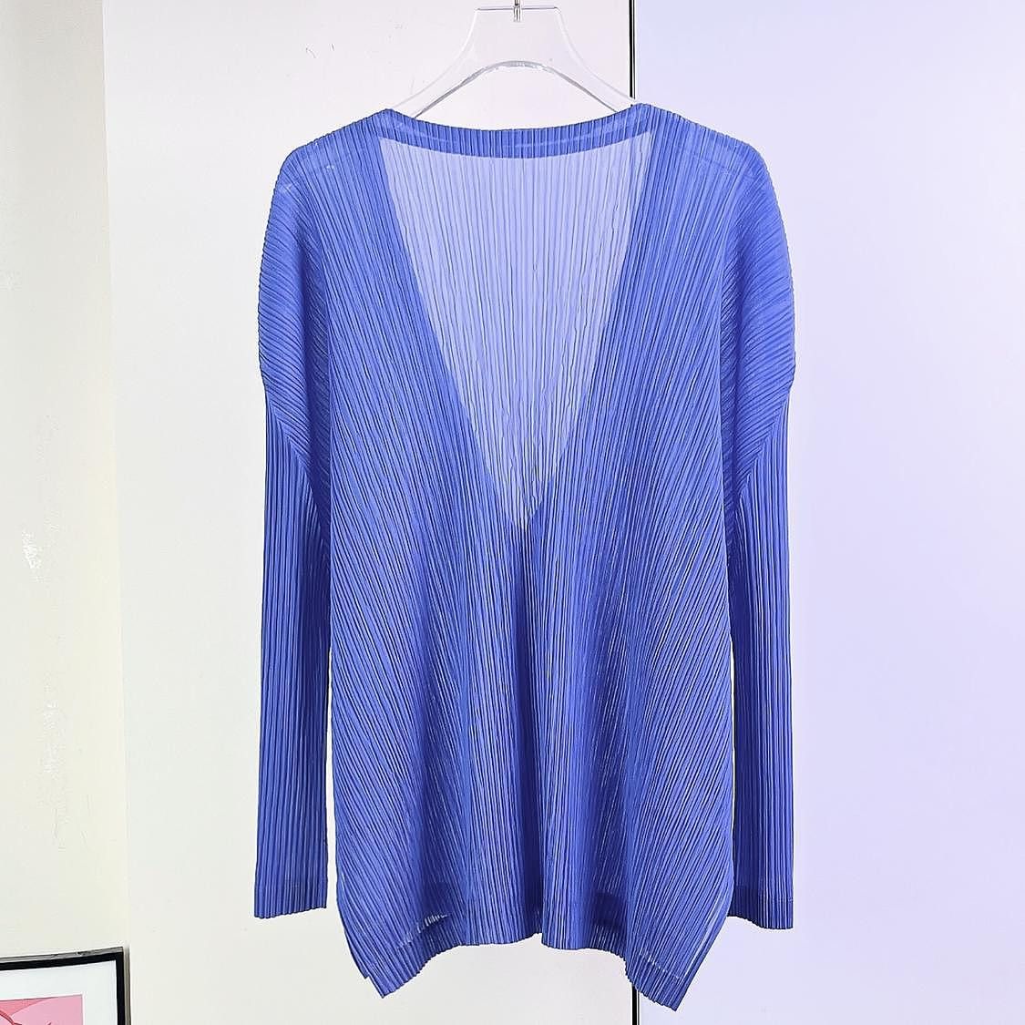 Issey Miyake Issey Miyake Pleated Tie Front Cardigan Size 2 Size M / US 6-8 / IT 42-44 - 2 Thumbnail