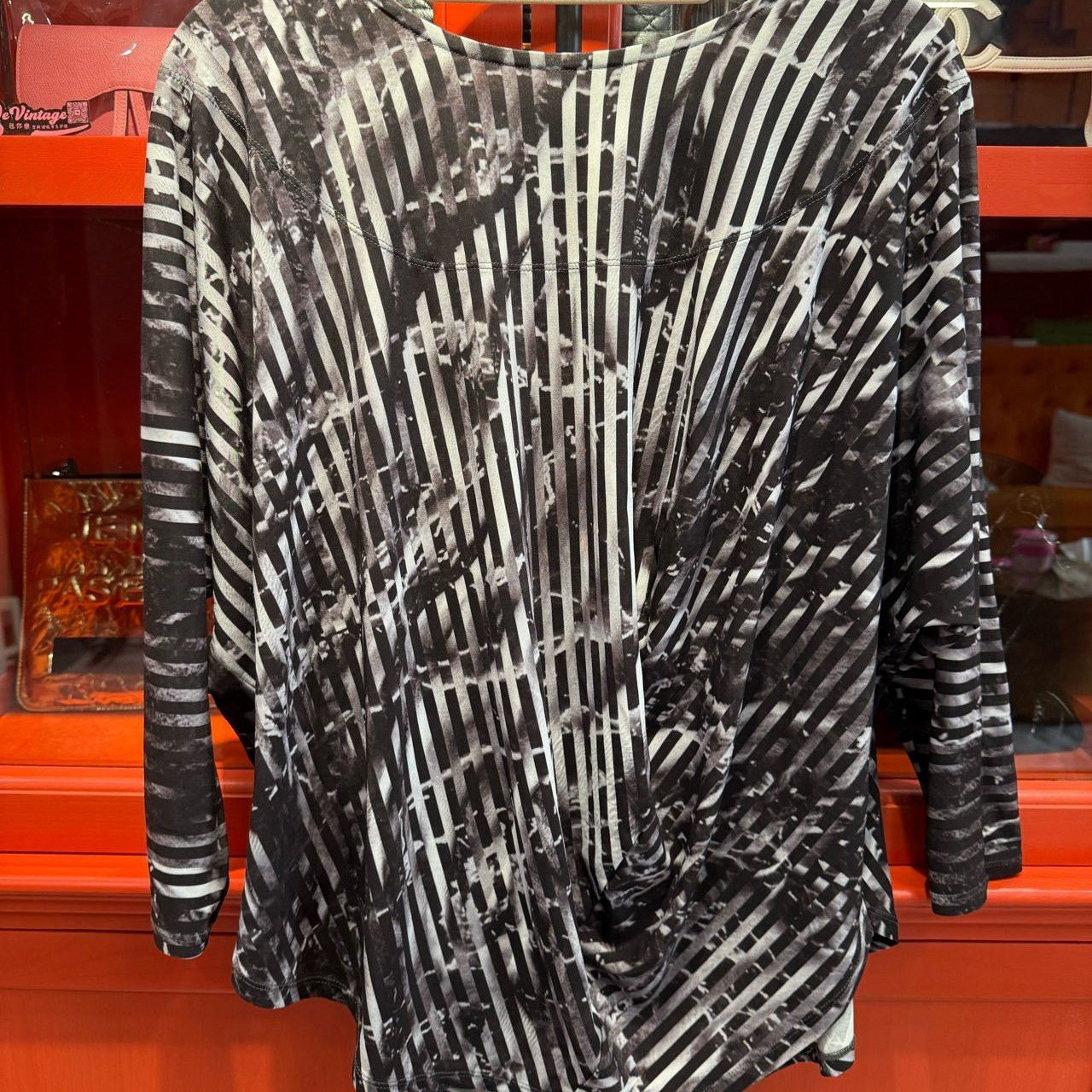 Issey Miyake Issey Miyake Striped Long Sleeve Top Size 2 Size M / US 6-8 / IT 42-44 - 2 Thumbnail