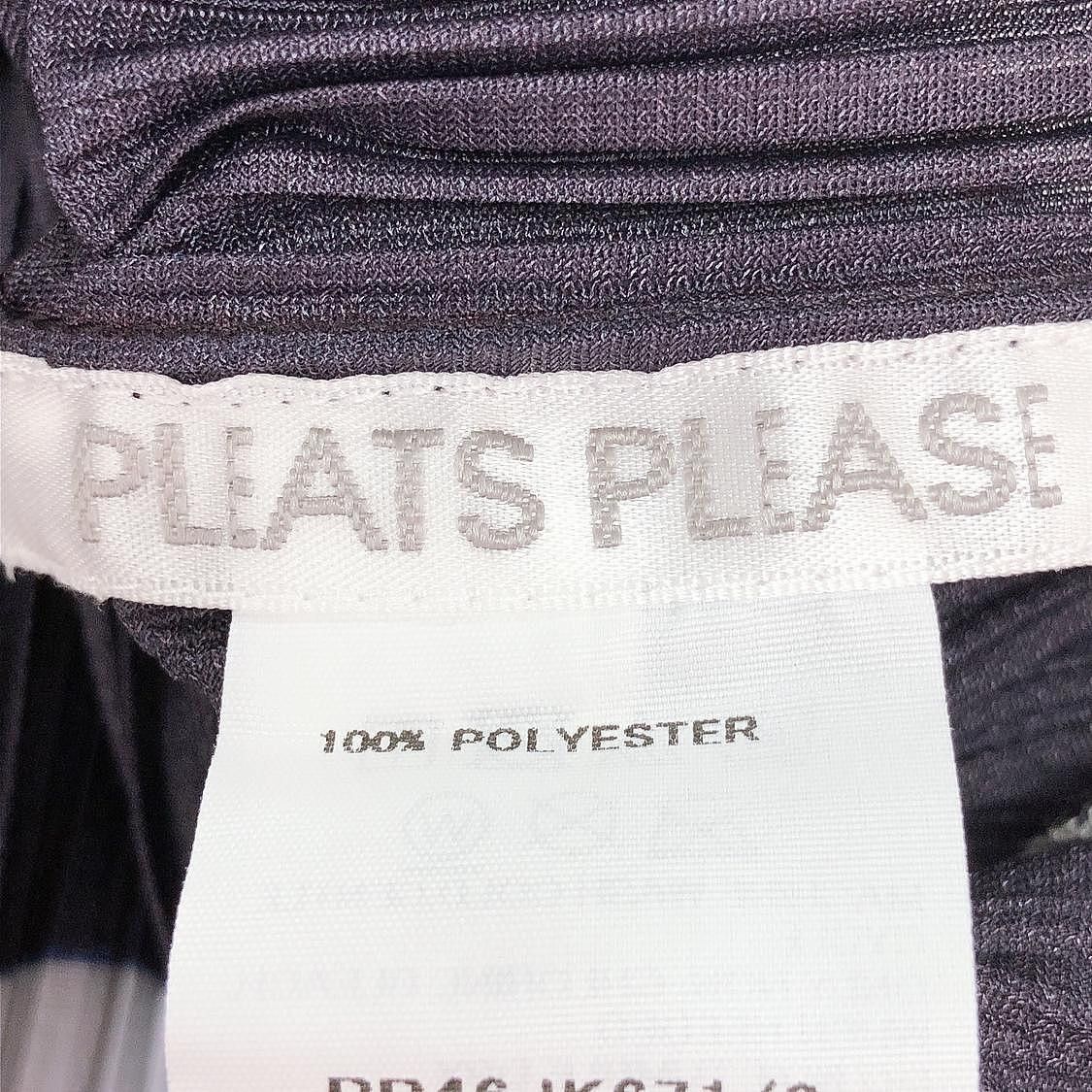 Pleats Please Issey Miyake Pleats Please Issey Miyake Circle Print Pleated Top Size 3 Size M / US 6-8 / IT 42-44 - 3 Thumbnail