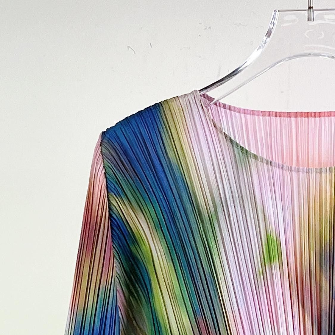 Pleats Please Issey Miyake PLEATS PLEASE ISSEY MIYAKE Abstract Print Long Sleeve Size 3 Size M / US 6-8 / IT 42-44 - 3 Thumbnail