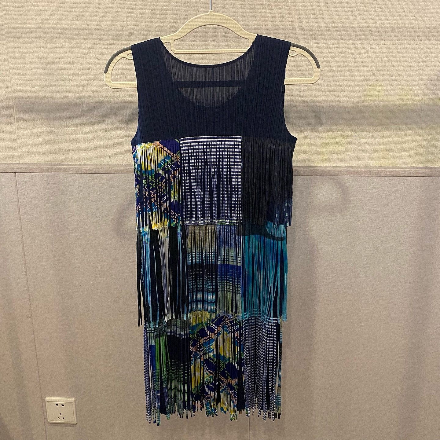 Issey Miyake Issey Miyake Pleats Please Fringe Panel Dress Size M Size M / US 6-8 / IT 42-44 - 2 Thumbnail