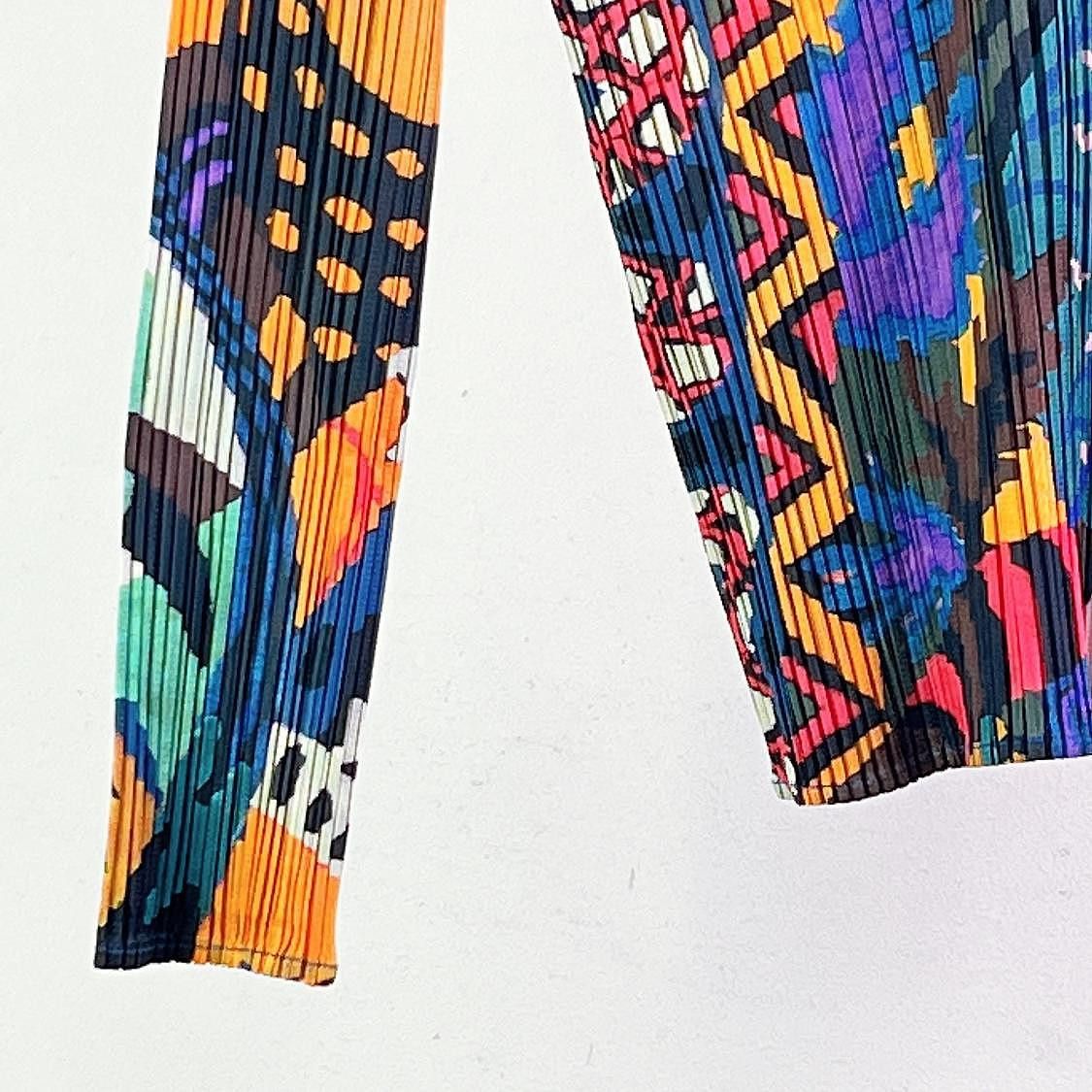 Pleats Please Issey Miyake PLEATS PLEASE ISSEY MIYAKE Abstract Print Top Size 3 Size M / US 6-8 / IT 42-44 - 5 Thumbnail