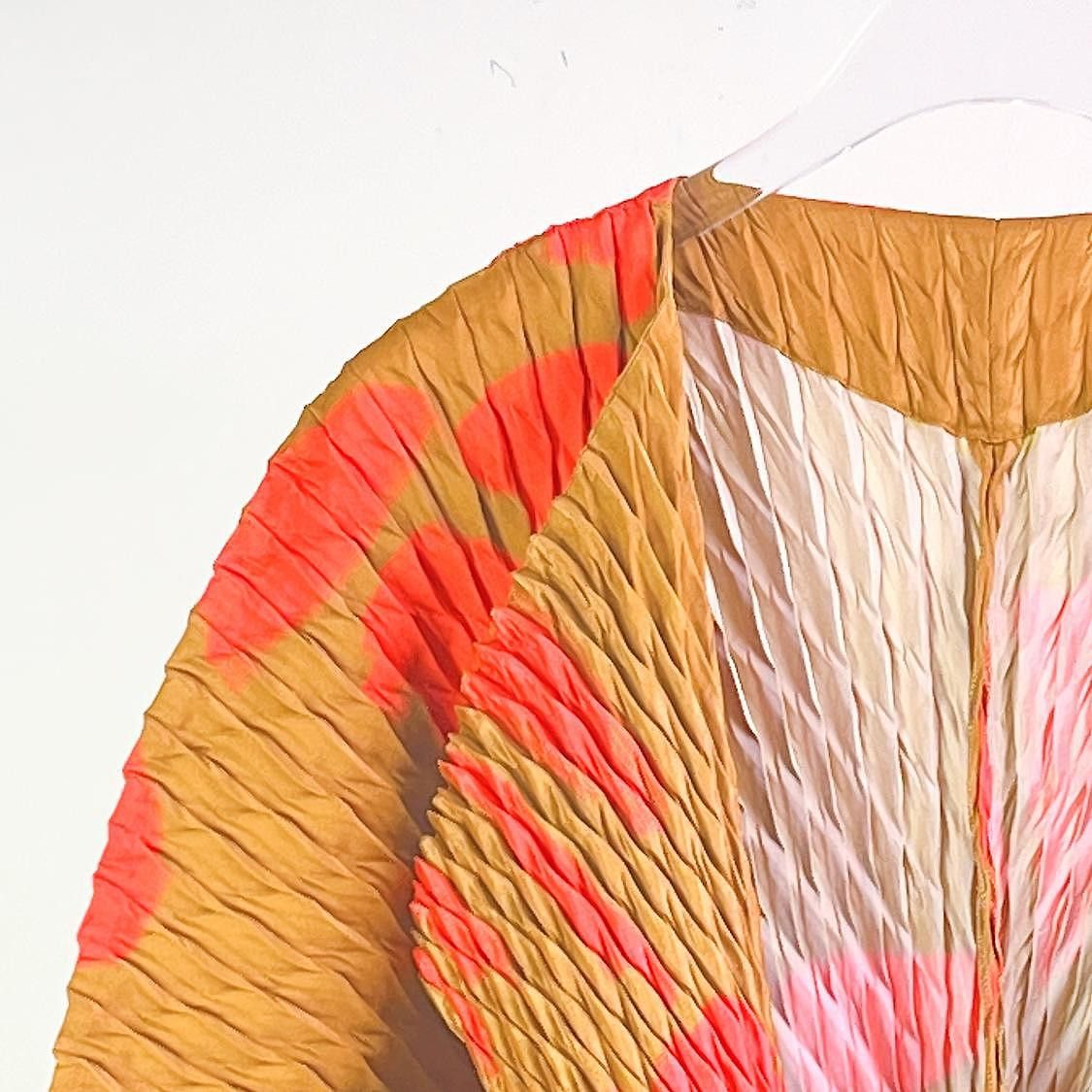 Issey Miyake Issey Miyake Pleated Patterned Cardigan Size 2 Size M / US 6-8 / IT 42-44 - 6 Thumbnail