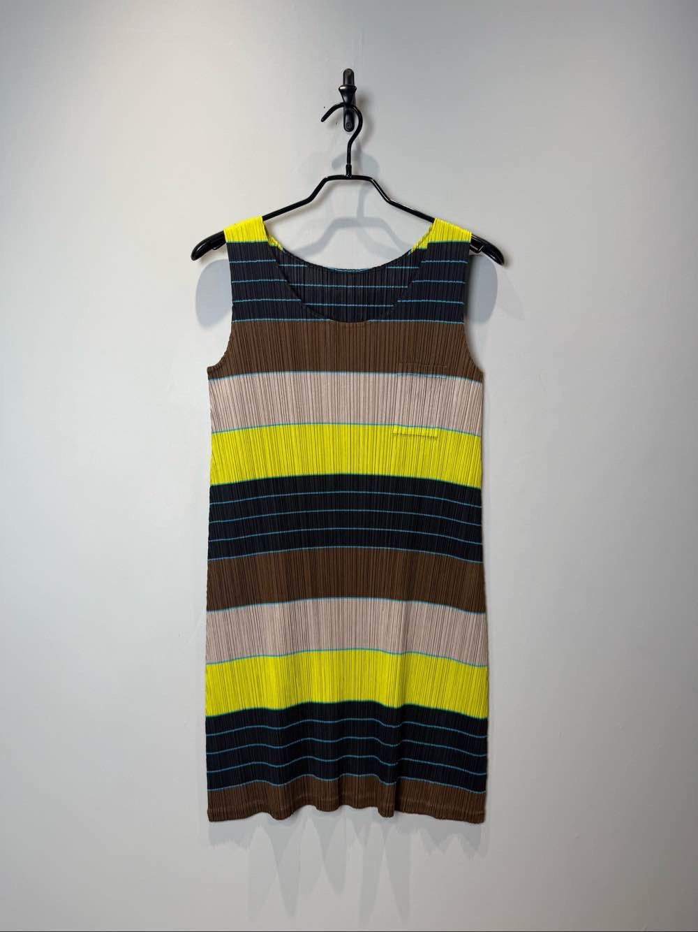 Pleats Please Issey Miyake Pleats Please Issey Miyake Striped Pleated Dress Size 3 Size M / US 6-8 / IT 42-44 - 2 Thumbnail