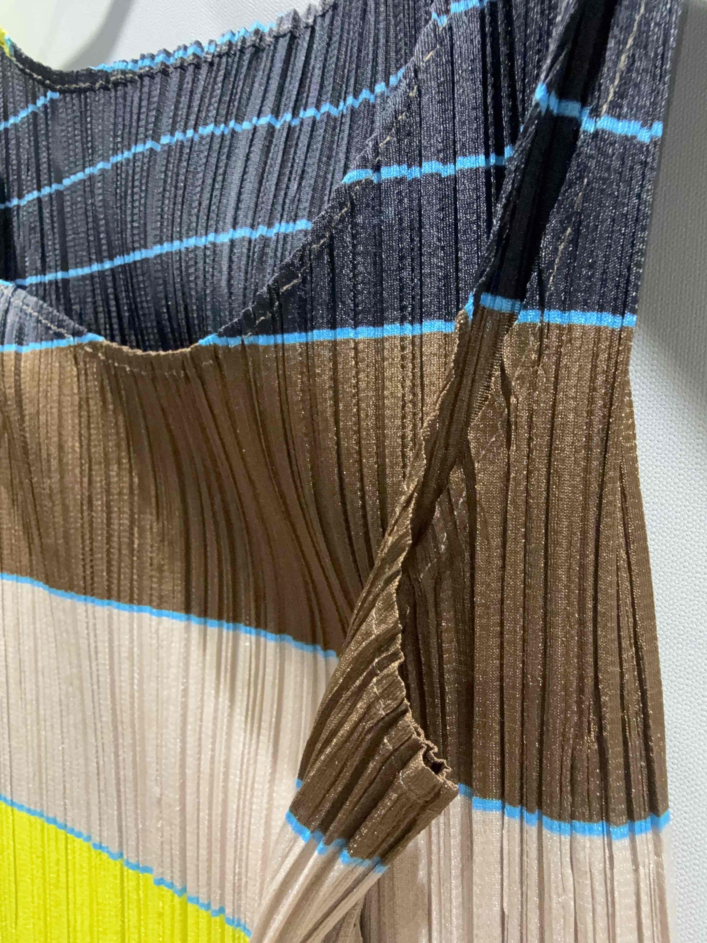 Pleats Please Issey Miyake Pleats Please Issey Miyake Striped Pleated Dress Size 3 Size M / US 6-8 / IT 42-44 - 5 Thumbnail