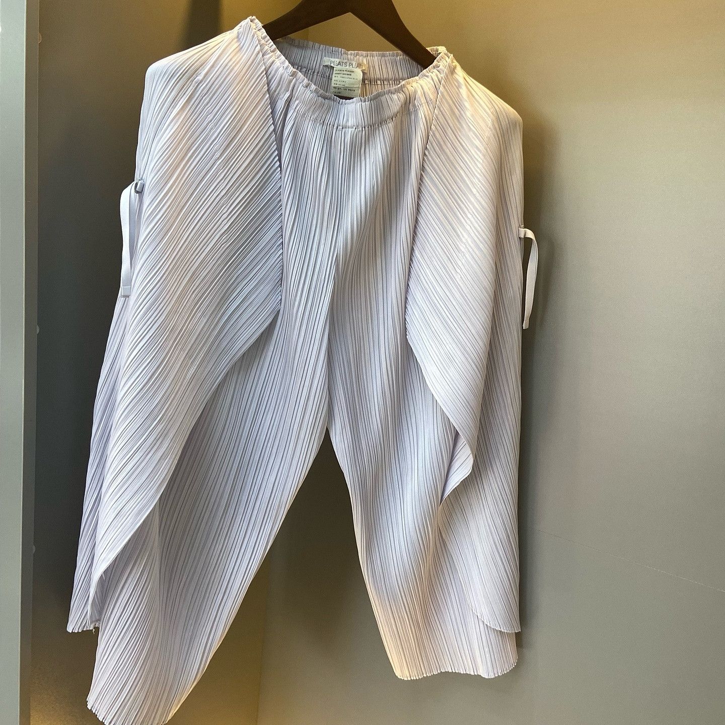 Pleats Please Issey Miyake Pleats Please Issey Miyake Lilac Pleated Pants Size 1 Size 26" / US 2 / IT 38 - 6 Thumbnail