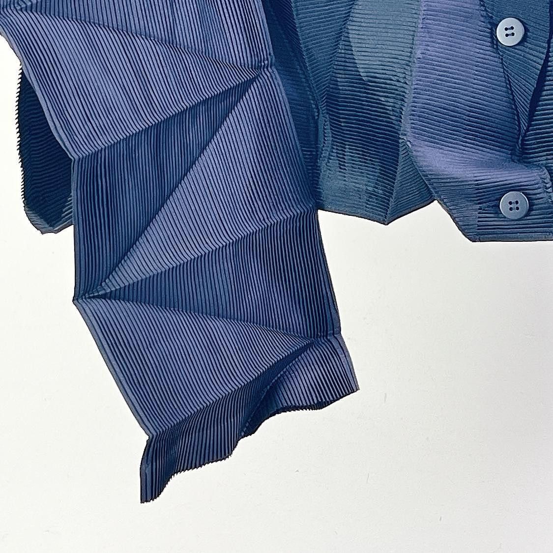 Issey Miyake Issey Miyake Pleated Button Front Jacket Size 2 Size M / US 6-8 / IT 42-44 - 5 Thumbnail