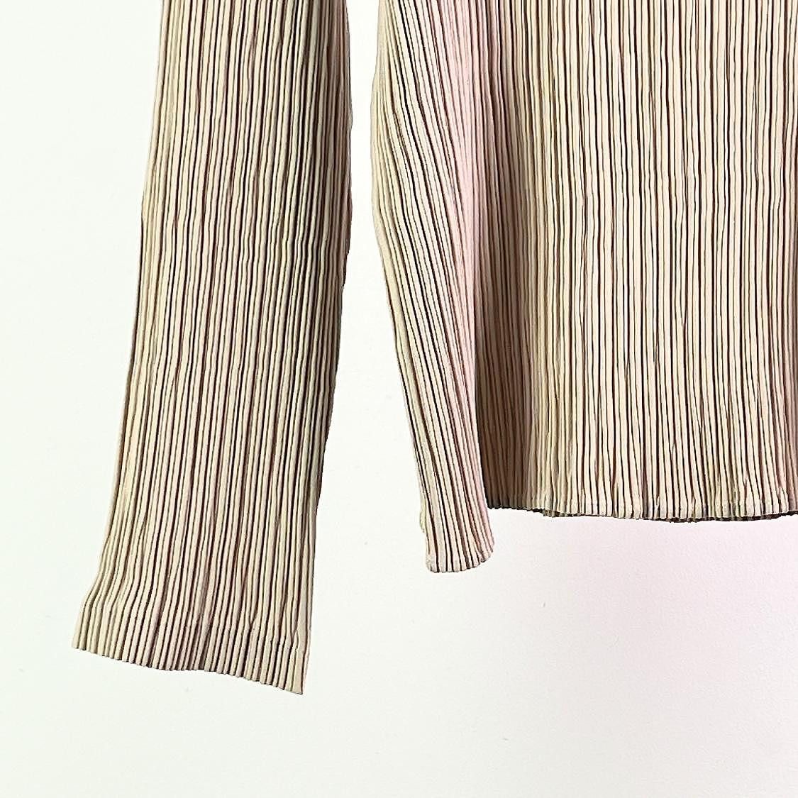 Issey Miyake Issey Miyake Pleated Long Sleeve T-Shirt Size 3 Size M / US 6-8 / IT 42-44 - 5 Thumbnail