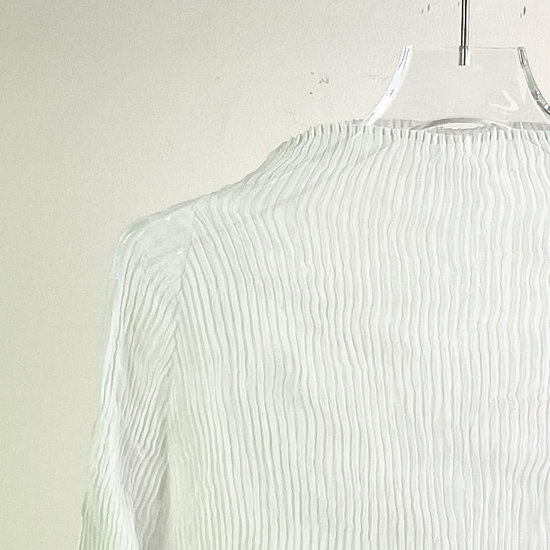 Issey Miyake Issey Miyake Pleated Long Sleeve Top Size 2 Size M / US 6-8 / IT 42-44 - 5 Thumbnail