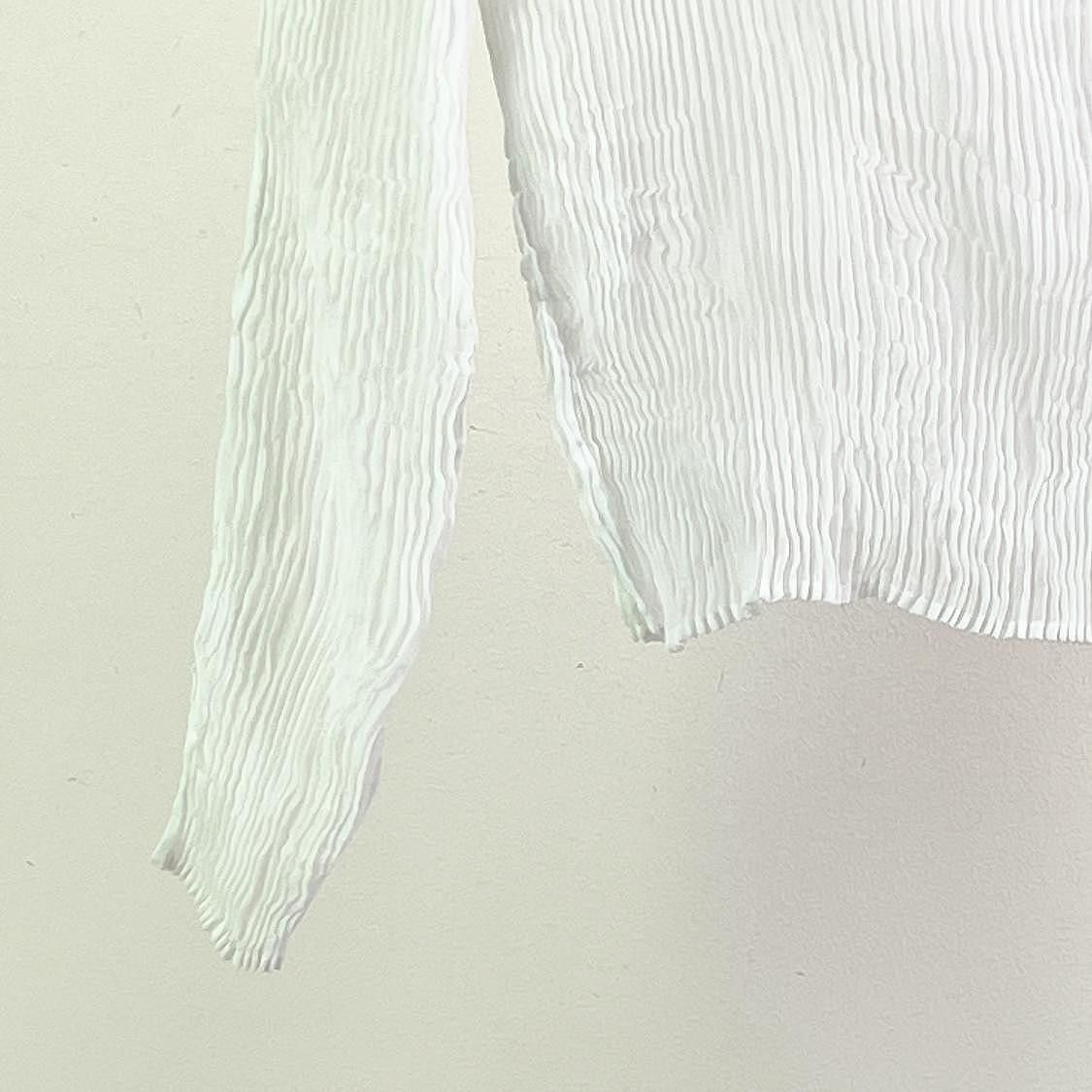 Issey Miyake Issey Miyake Pleated Long Sleeve Top Size 2 Size M / US 6-8 / IT 42-44 - 6 Thumbnail