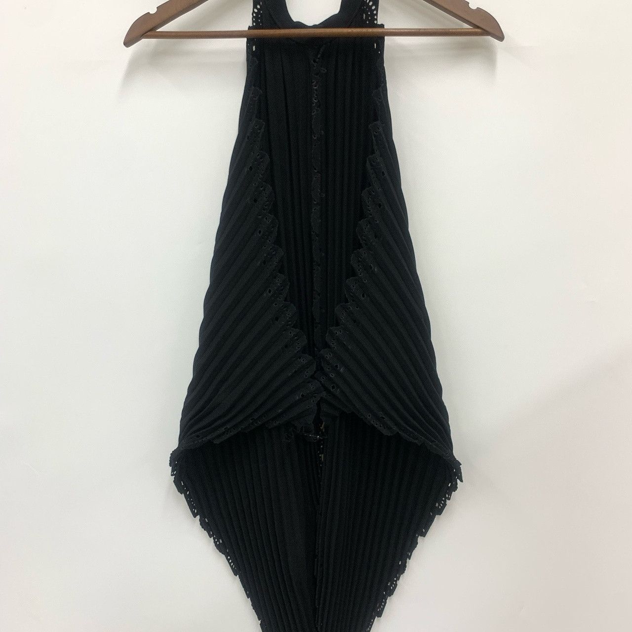Issey Miyake Issey Miyake Pleated Eyelet Halter Top Size L Size L / US 10 / IT 46 - 2 Thumbnail