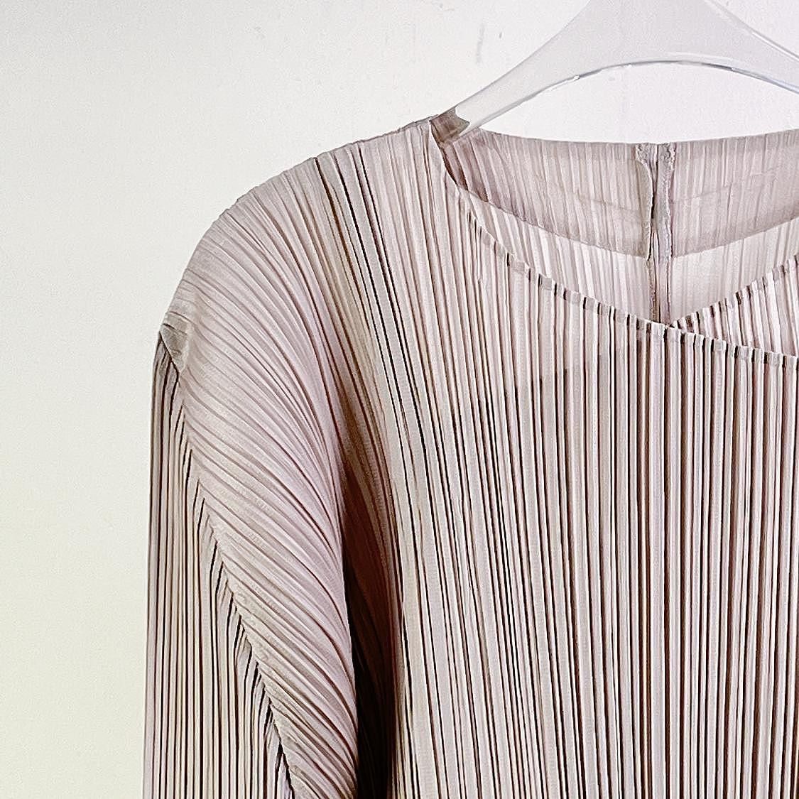 Pleats Please Issey Miyake Pleats Please Issey Miyake Pleated Long Sleeve Top Size 3 Size M / US 6-8 / IT 42-44 - 3 Thumbnail