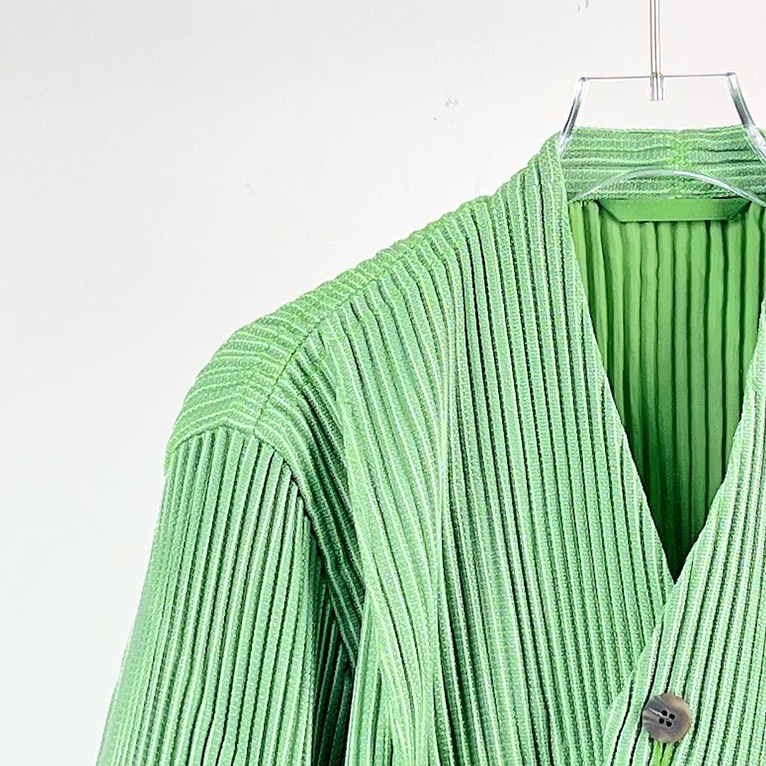 Issey Miyake Homme Plissé Issey Miyake Pleated Button Jacket Size 2 Size US M / EU 48-50 / 2 - 5 Thumbnail
