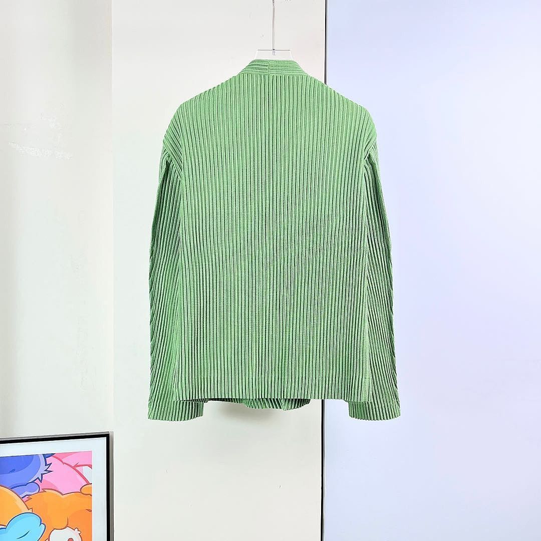 Issey Miyake Homme Plissé Issey Miyake Pleated Button Jacket Size 2 Size US M / EU 48-50 / 2 - 2 Thumbnail